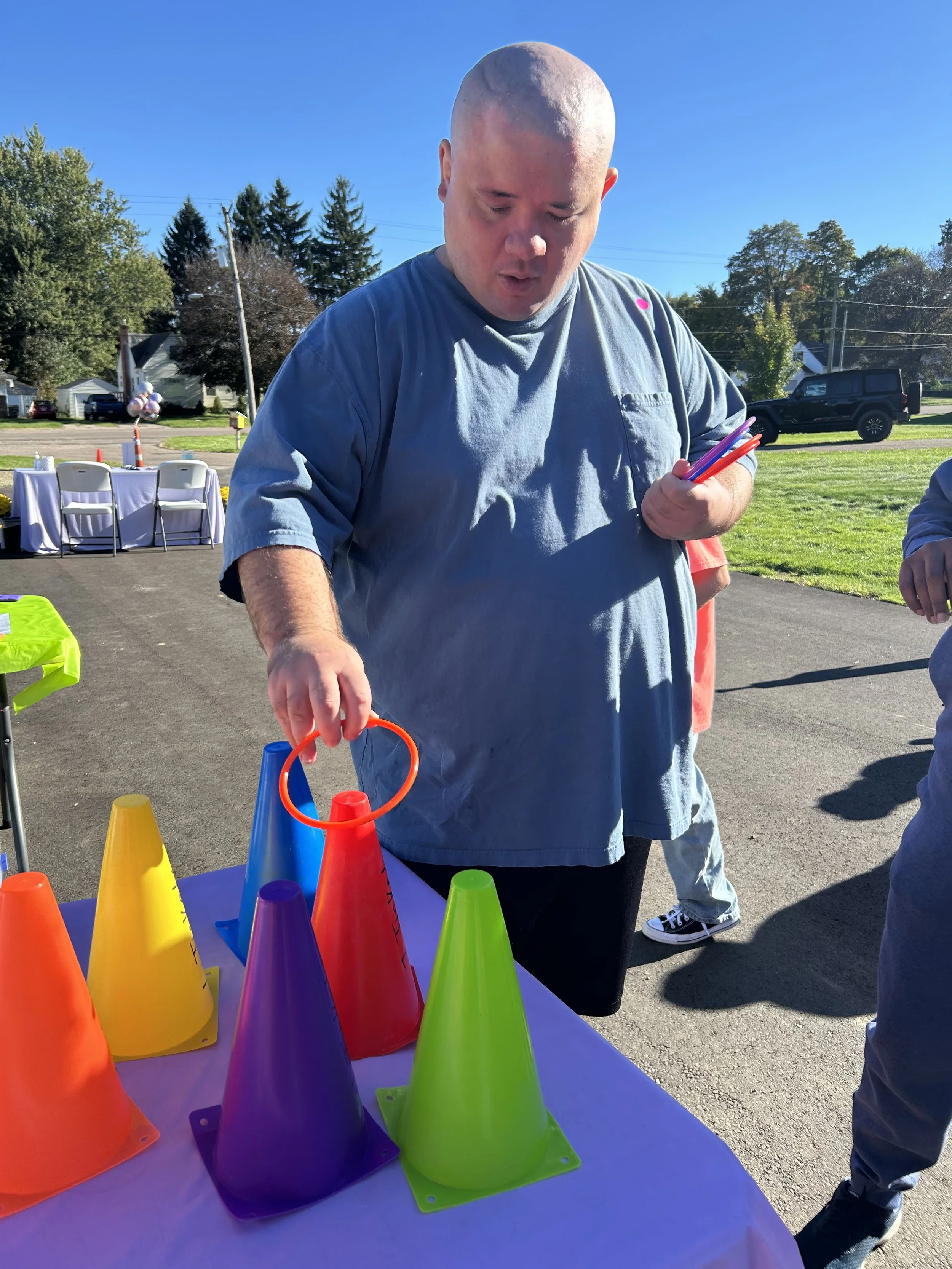 Everyone out enjoying a beautiful October day at the CBNS Ice Cream Social 