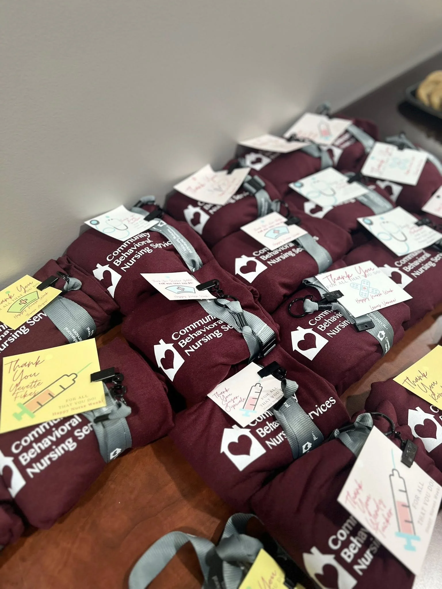 Brand new CBNS gear for our nurses during Nurses Week