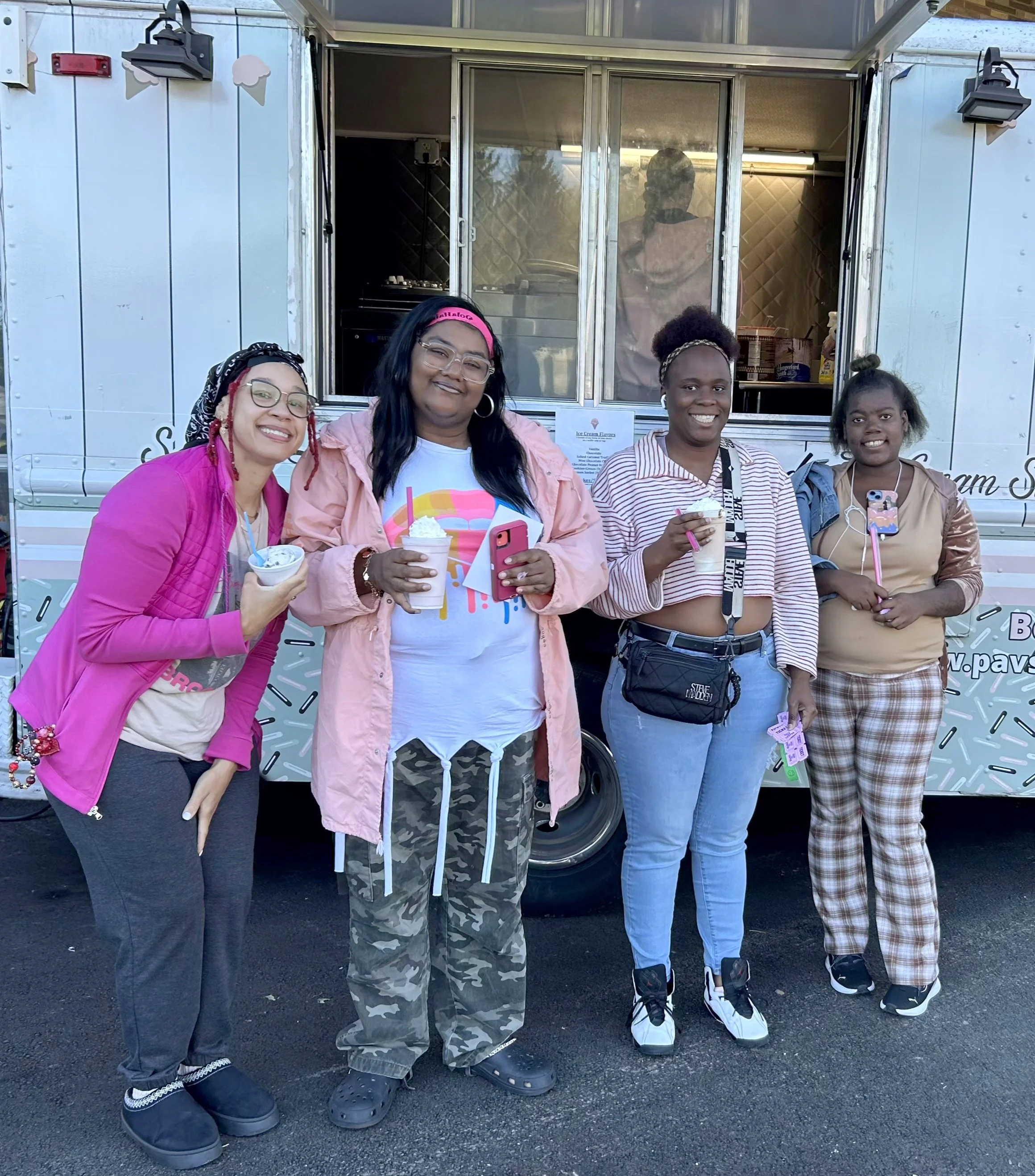 Everyone out enjoying a beautiful October day at the CBNS Ice Cream Social 