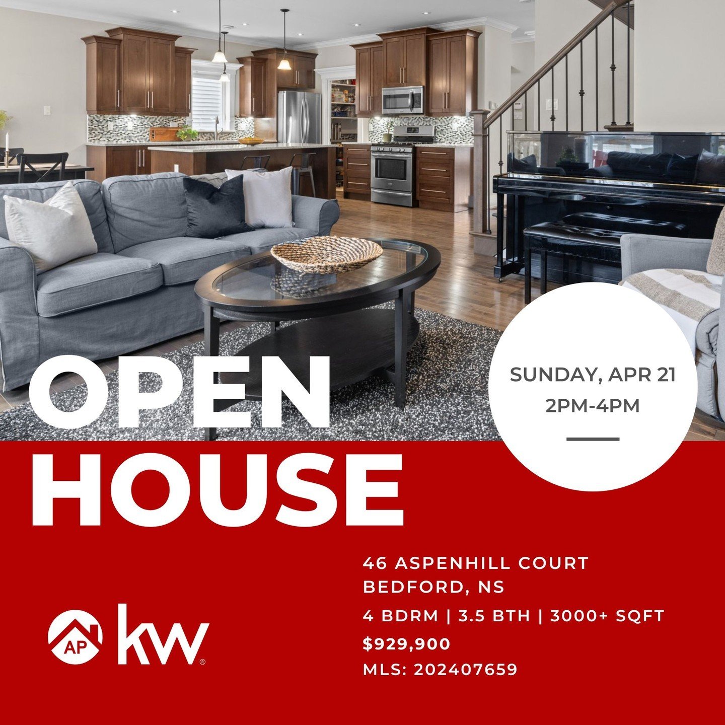 Searching for the perfect family-friendly home? Stop by our open house this Sunday! Nestled in The Parks of West Bedford, 46 Aspenhill Court offers a beautifully finished interior with space for the whole family! Generously sized bedrooms, a spacious