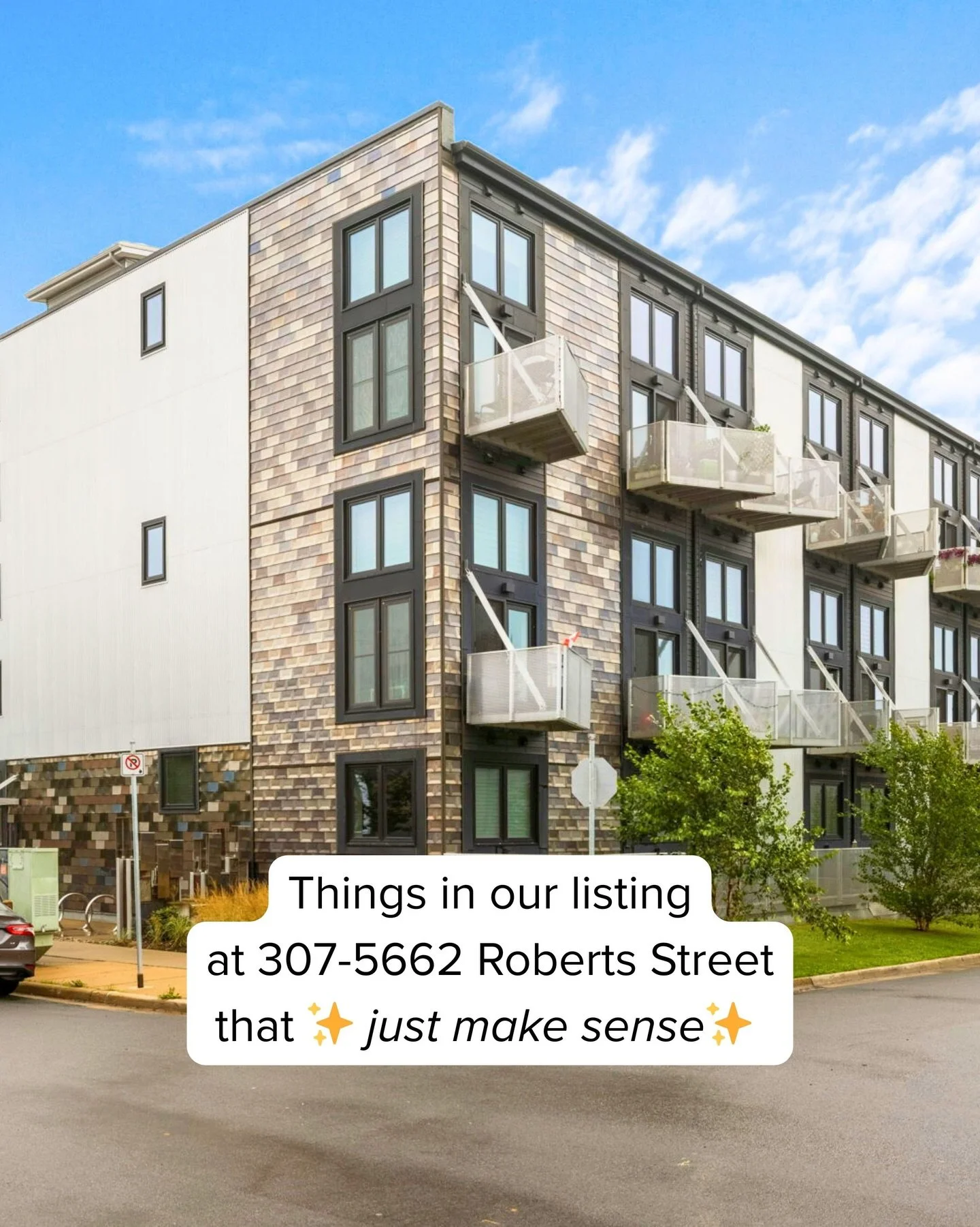 ✨ Things in our listing at 307 5662 Roberts Street that just make sense ✨

A bright two level loft, a private patio with city views, two full baths, in unit laundry, walkable North End living, everything about this condo is designed to make life easi