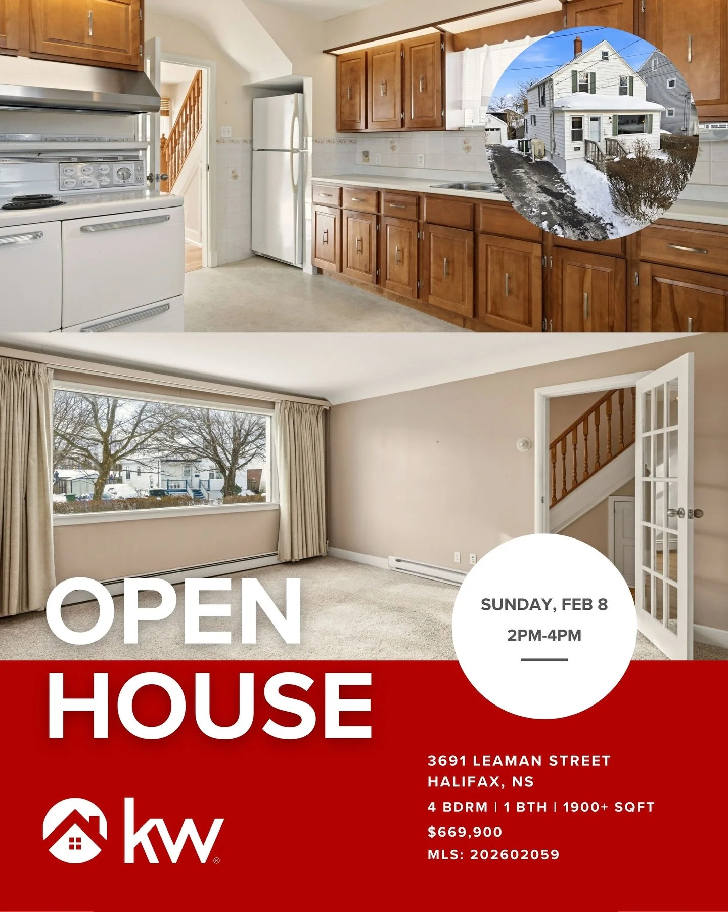 OPEN HOUSE SUNDAY! 🏠📍

Come tour this North End gem! 3691 Leaman Street just hit the market at $669,900.

✨ 4 Bedrooms | 1,900+ Sq Ft ✨ Solid bones &amp; meticulously maintained ✨ Original hardwoods under carpet ✨ Large attic &amp; finished lower l