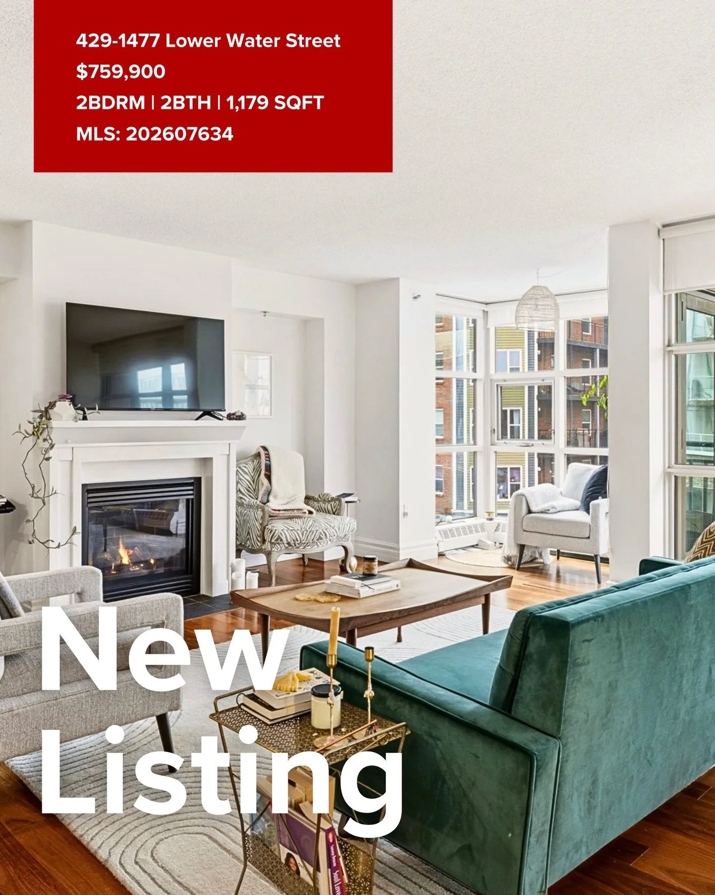 Experience the ultimate downtown lifestyle at Bishop&rsquo;s Landing. ✨ This 1,179 sq. ft. corner unit is where luxury meets the waterfront. 🌊

Flooded with natural light from floor-to-ceiling windows, Unit 429 offers an open-concept layout perfect 