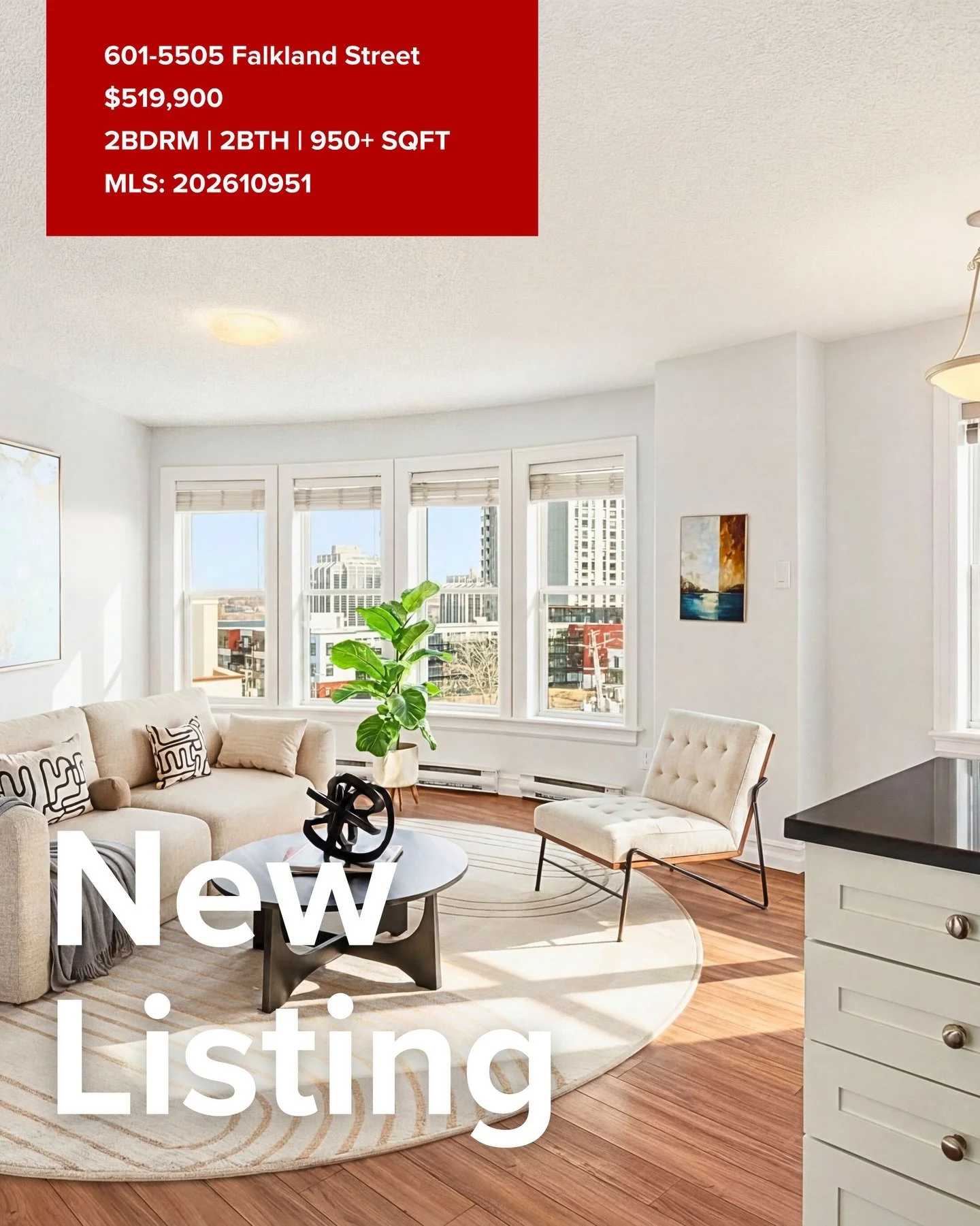 Introducing unit 601 at Southview! This 999 sq. ft. condo offers a combination of urban privacy and an unbeatable location.

Featuring:

✅ 2 Bedrooms | 2 Bathrooms
✅ Direct elevator-to-suite access
✅ Primary suite with private ensuite &amp; double cl