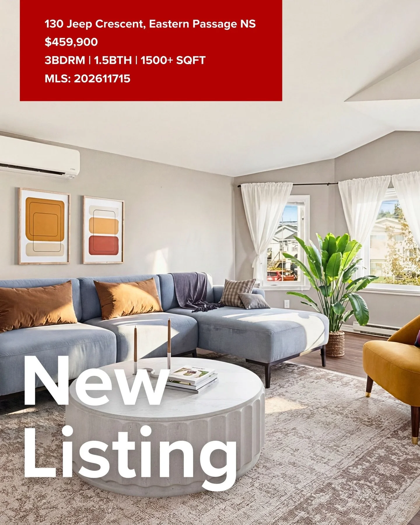 New Listing Alert 🚨 Welcome to 130 Jeep Crescent! 🌊🏡

Imagine waking up just minutes from the ocean in Eastern Passage. This beautiful home is completely move-in ready and built for summer vibes. Picture bright natural light, lots of space for you