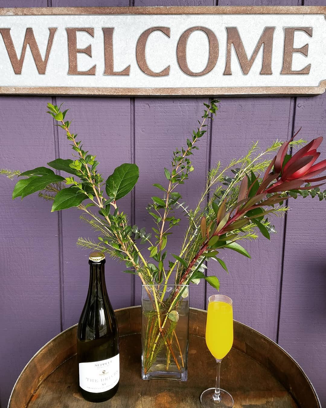 Join us for our MIMOSA HAPPY HOUR 12-3 Sat &amp; Sun. $6 with fresh squeezed orange juice.

☀️ Sunny outdoor seating available.  Open until 8pm tonight.

#thecoastalvine #mimosasaturday #ourwinewillmakeyouawesome #mossbeachcalifornia #seppeltwines #v