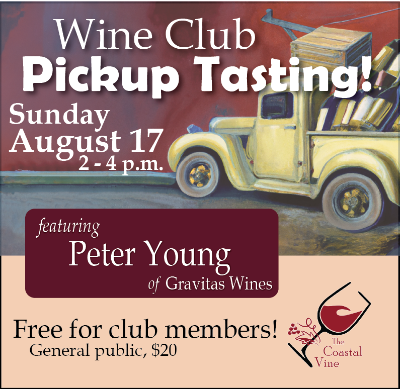 Wine Club Pickup Tasting (Open to the Public!)