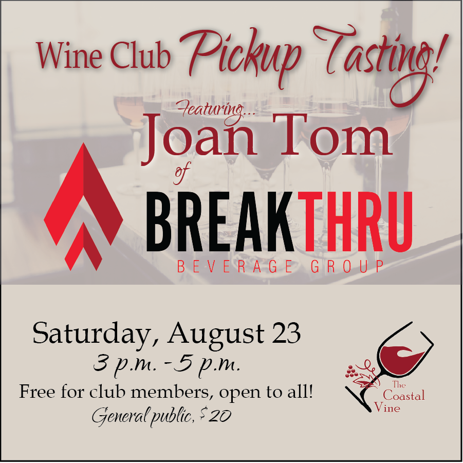 Wine Club Pickup Tasting (Open to the Public!)