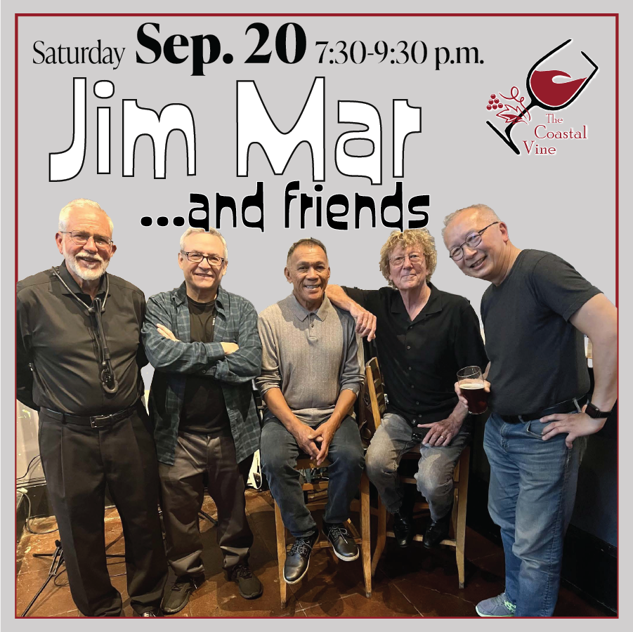 Live Music! Jim Mar & Friends Jazz Combo