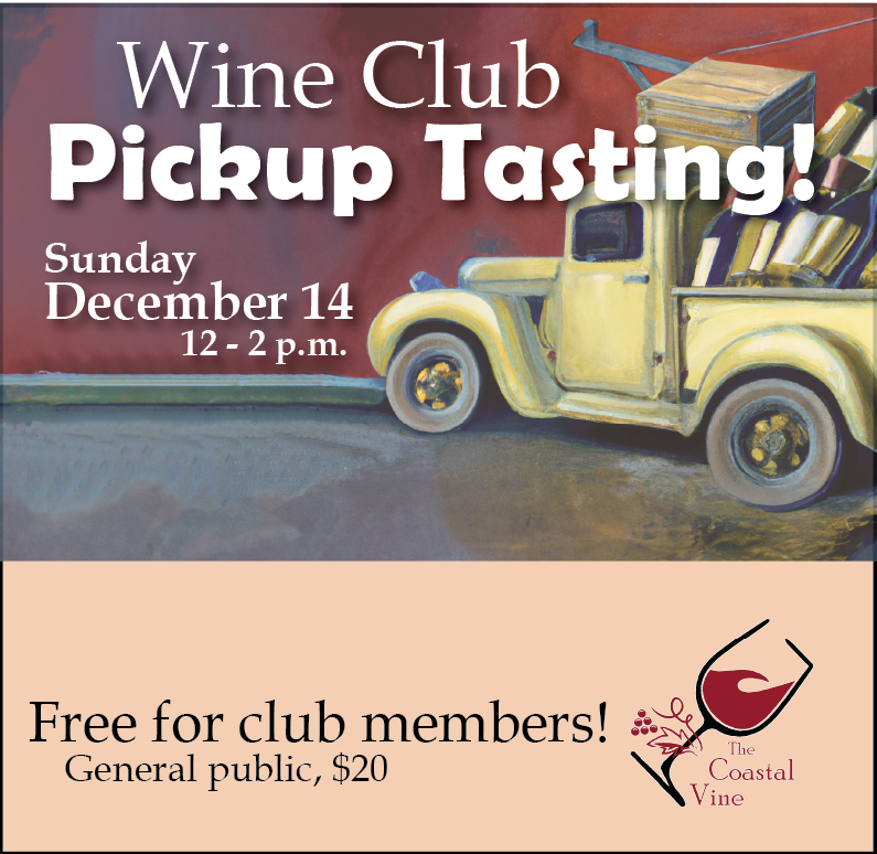 Wine Club Pickup Tasting