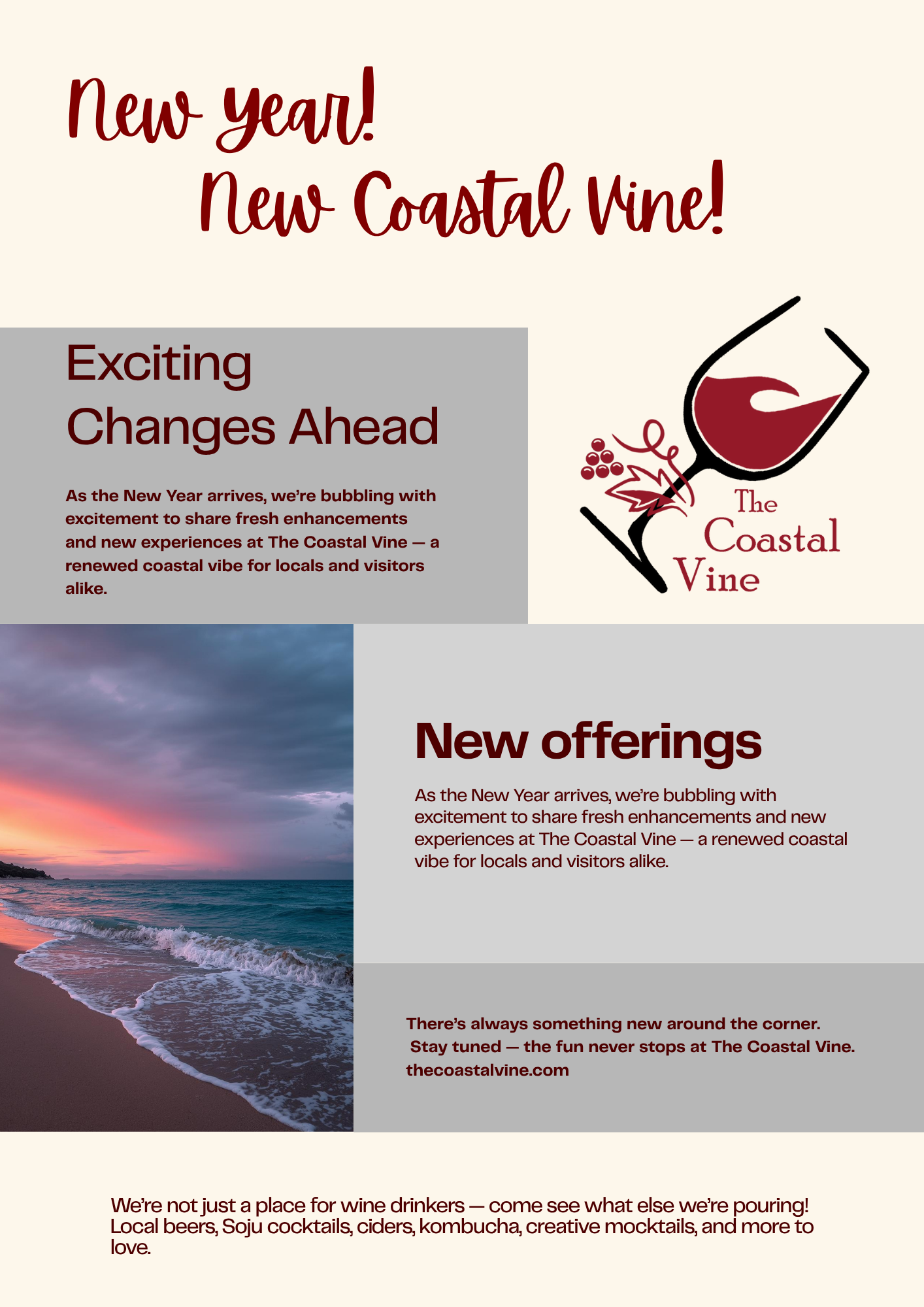 New Year, New Coastal Vine!