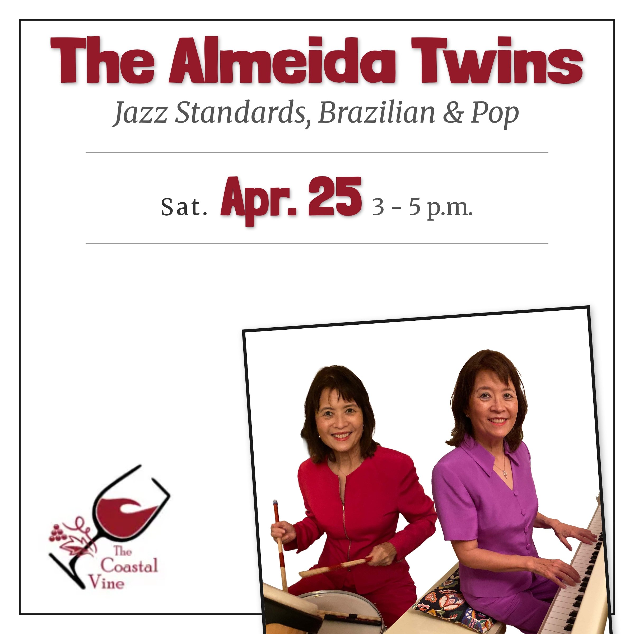 The Almeida Twins are Back! Jazz, Pop, and Brazilian
