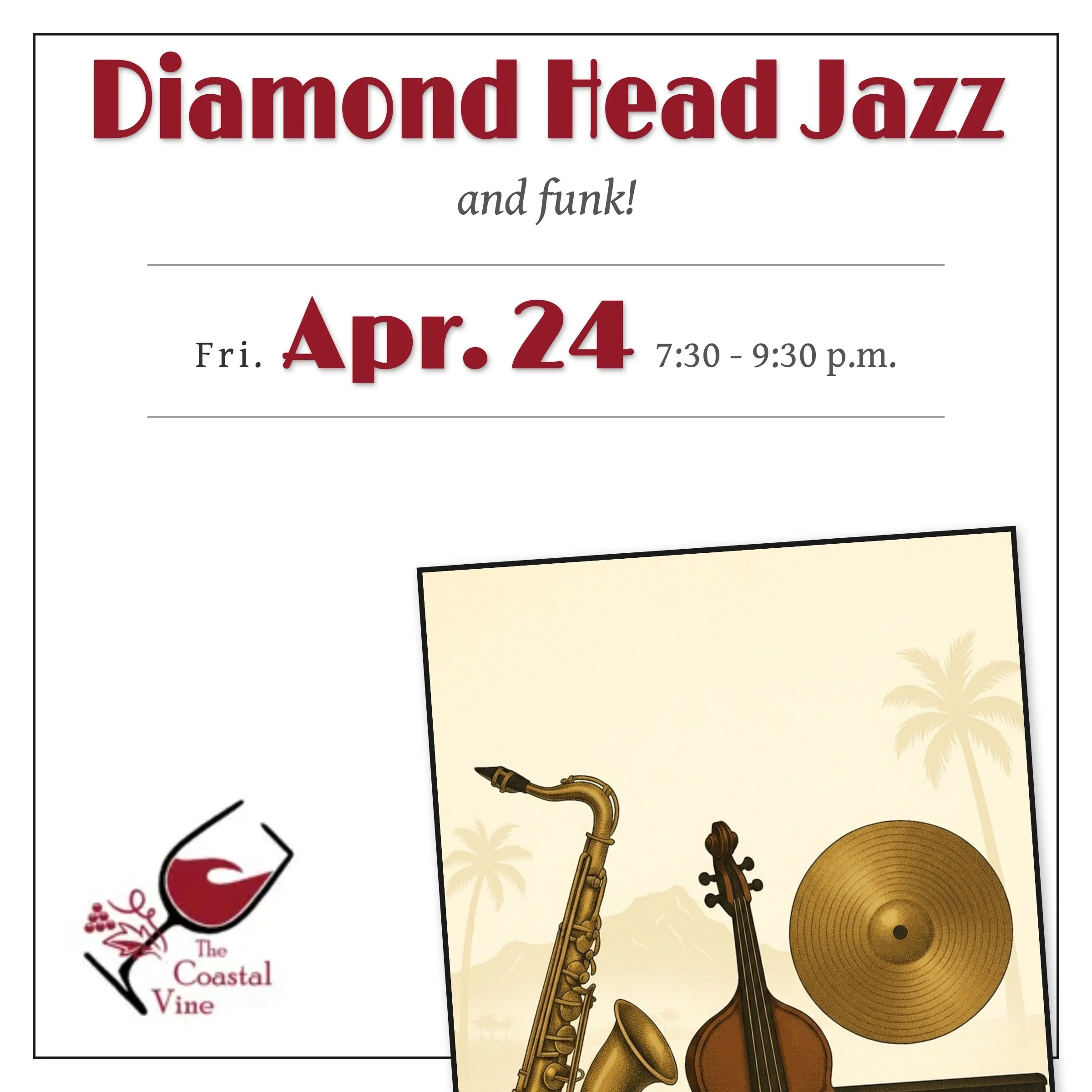Live Music: Diamond Head Jazz &amp; Funk