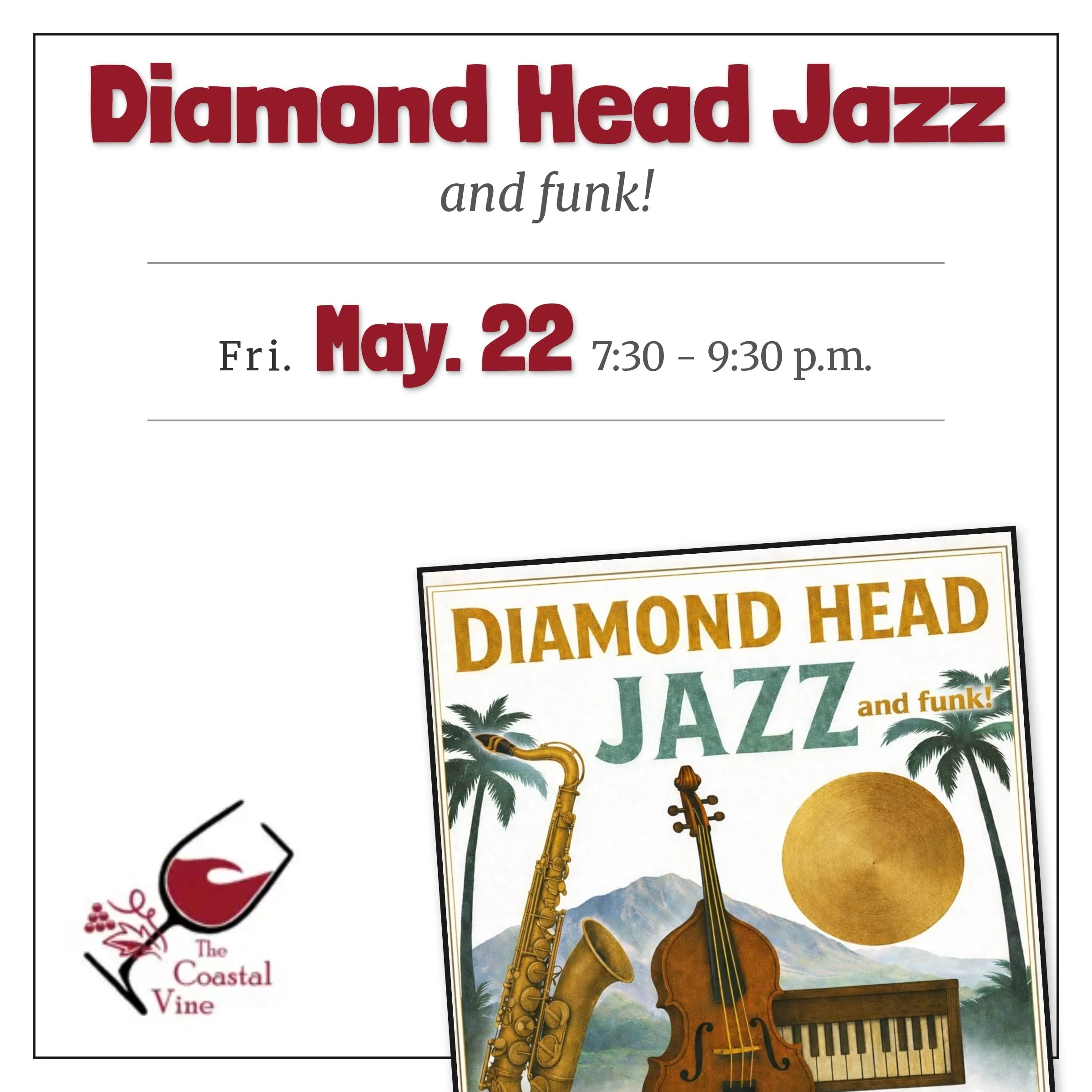 Live Music: Diamond Head Jazz &amp; Funk
