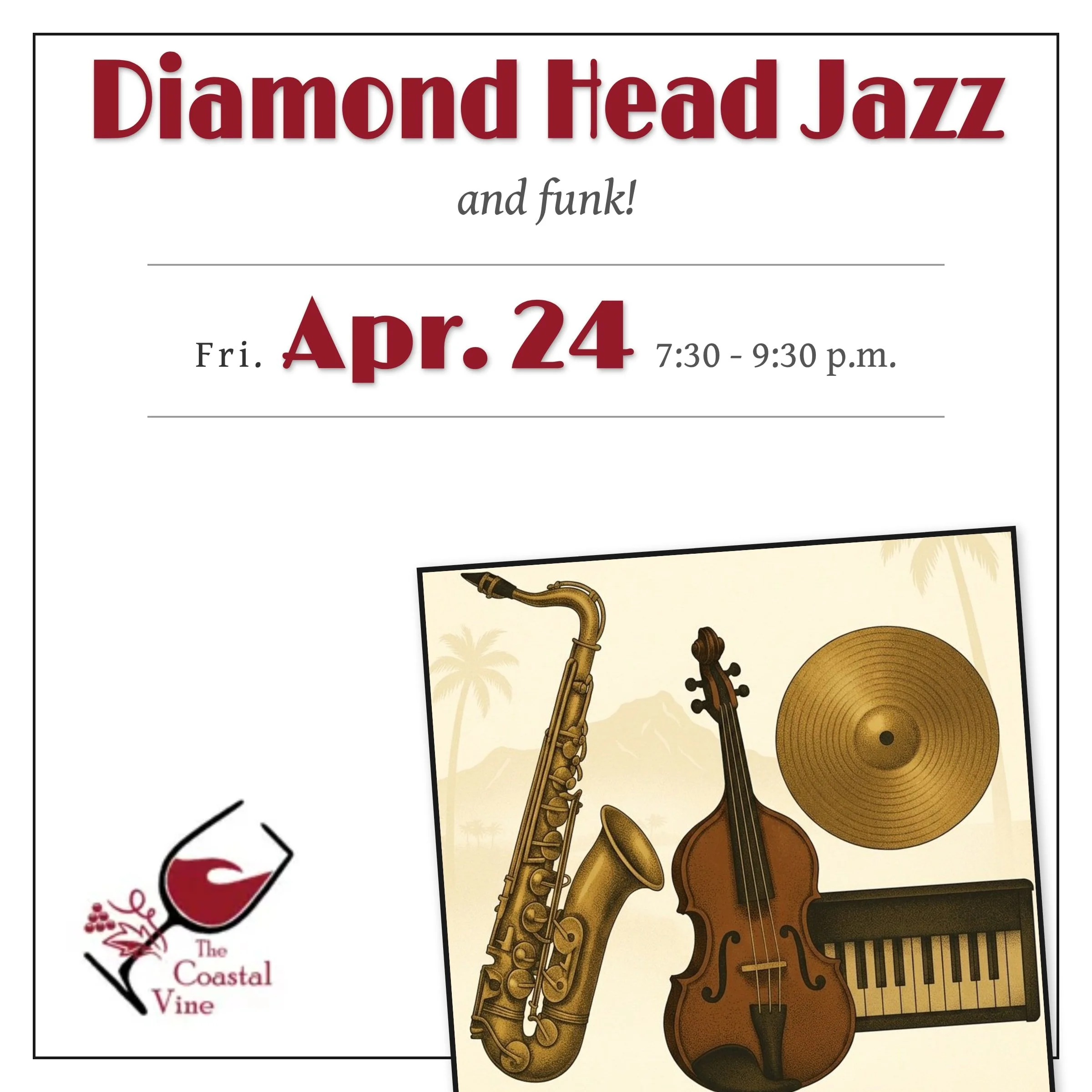 Live Music: Diamond Head Jazz &amp; Funk