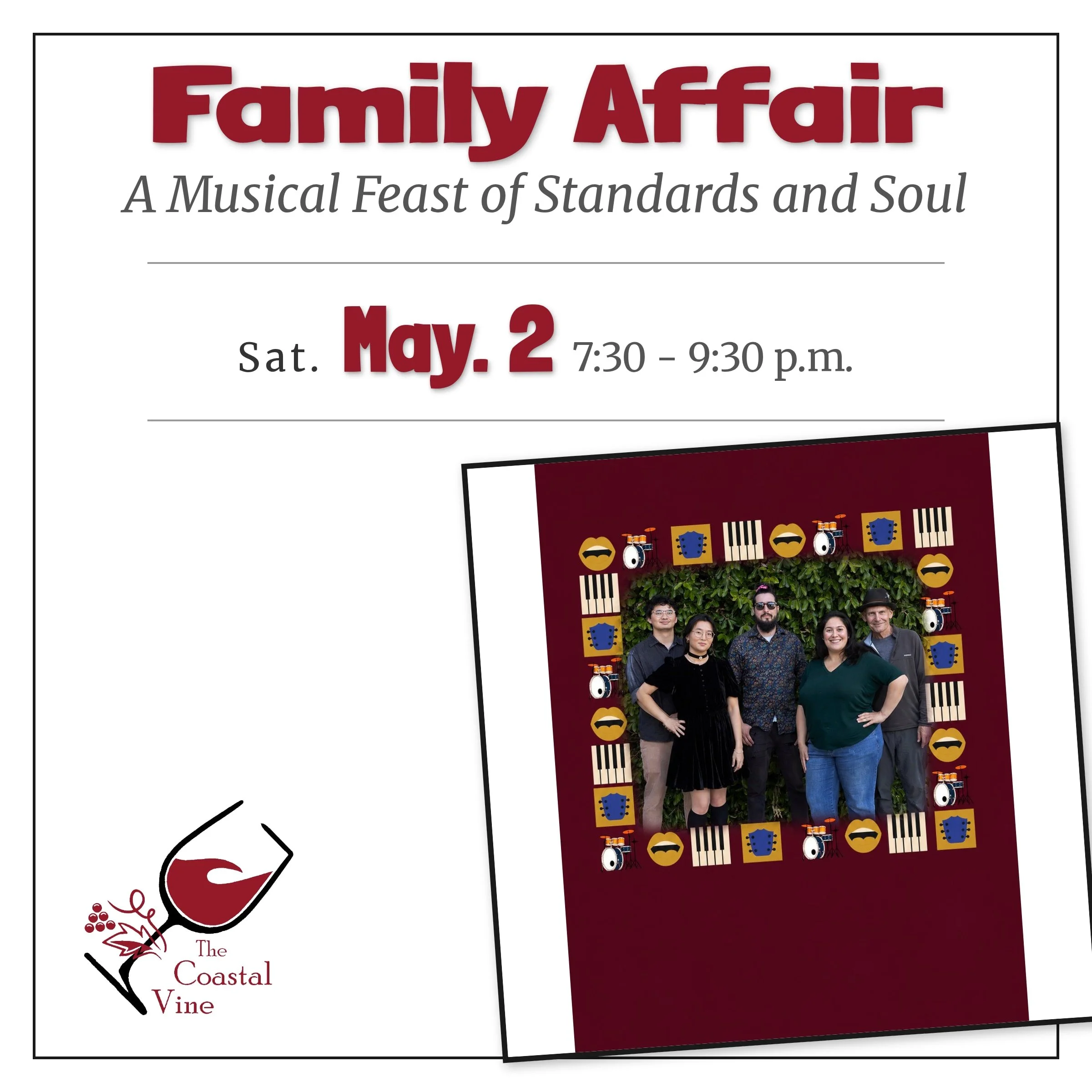 Live music: Family Affair
