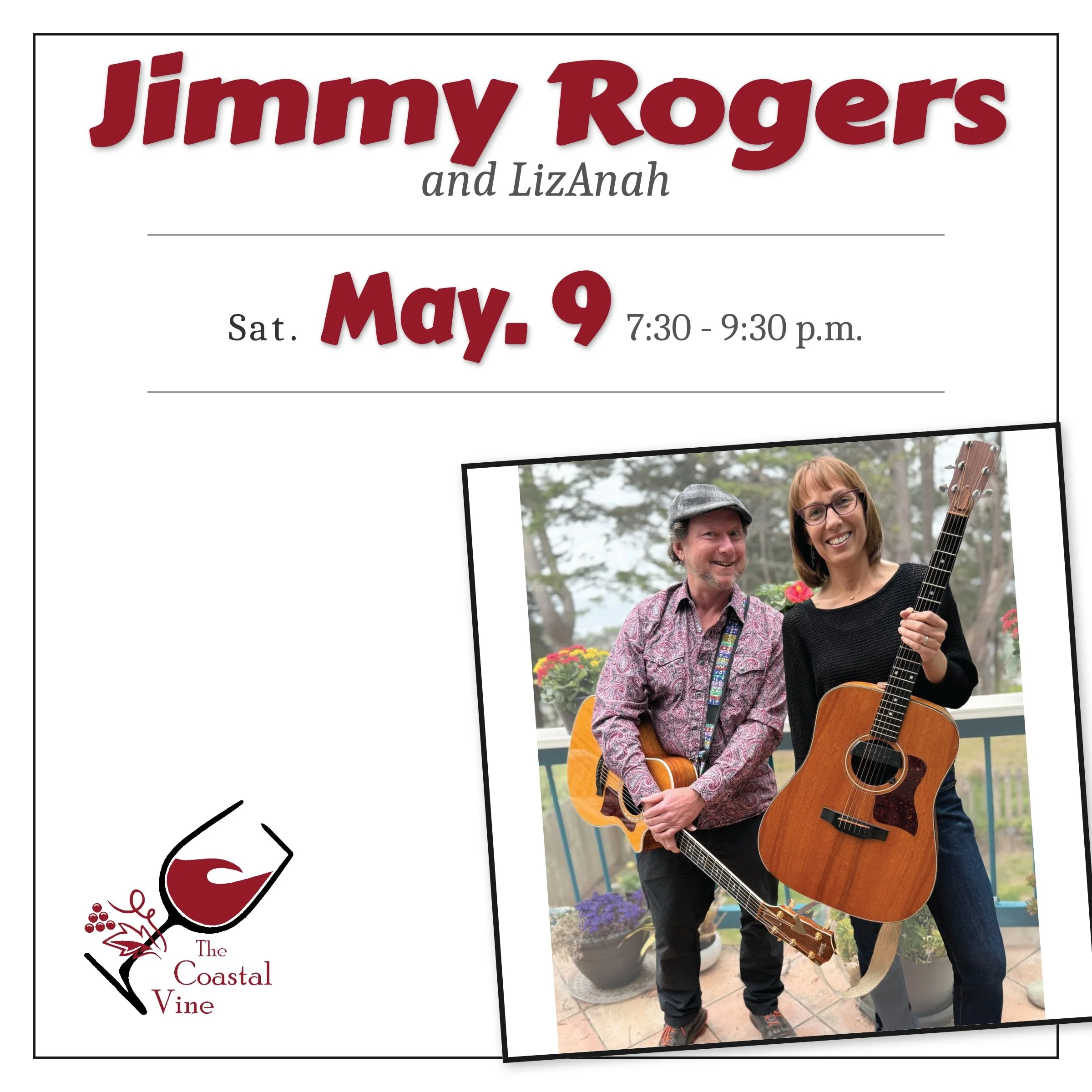 Live Music: Jimmy Rogers &amp; Lizahna