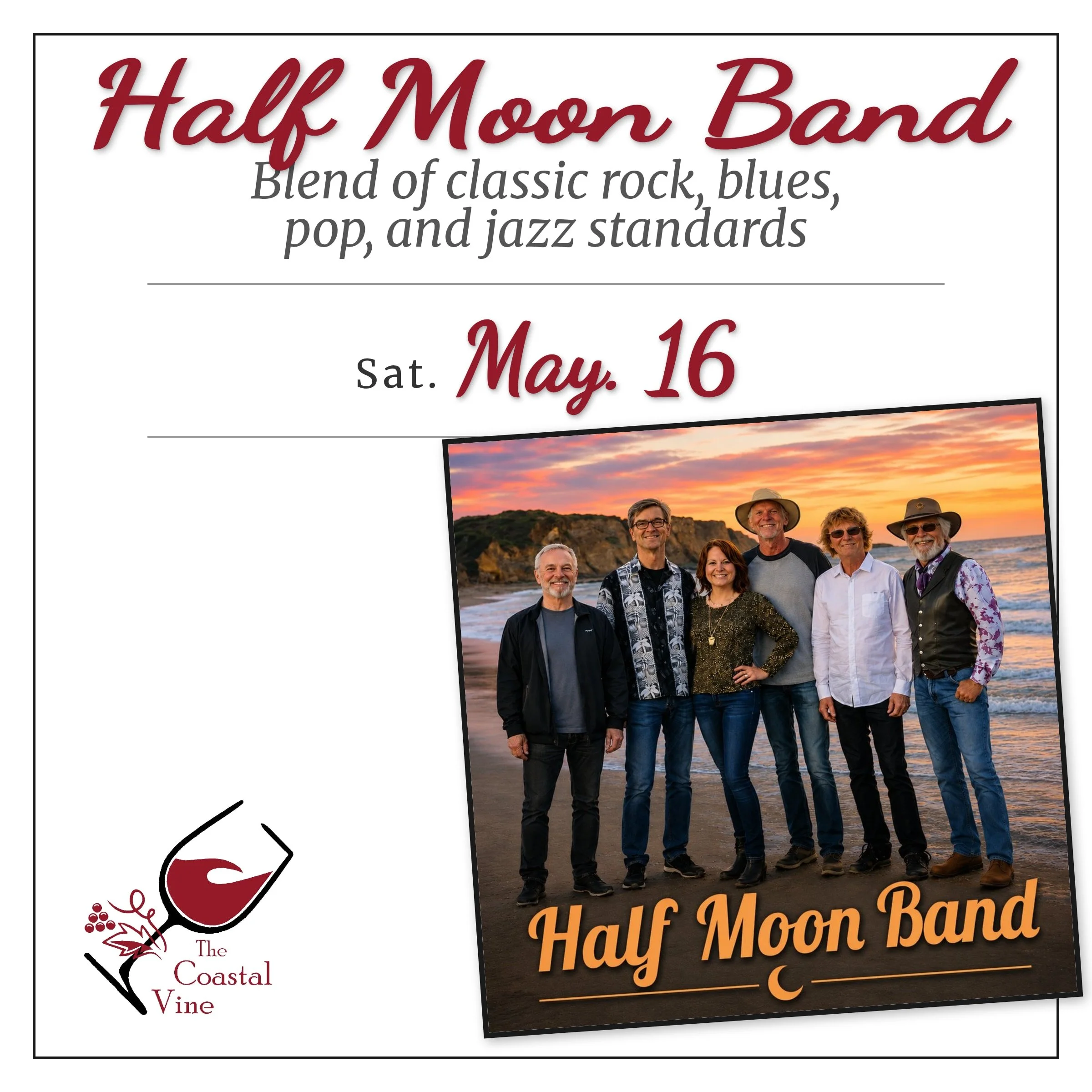 Live Music: The Half Moon Band!