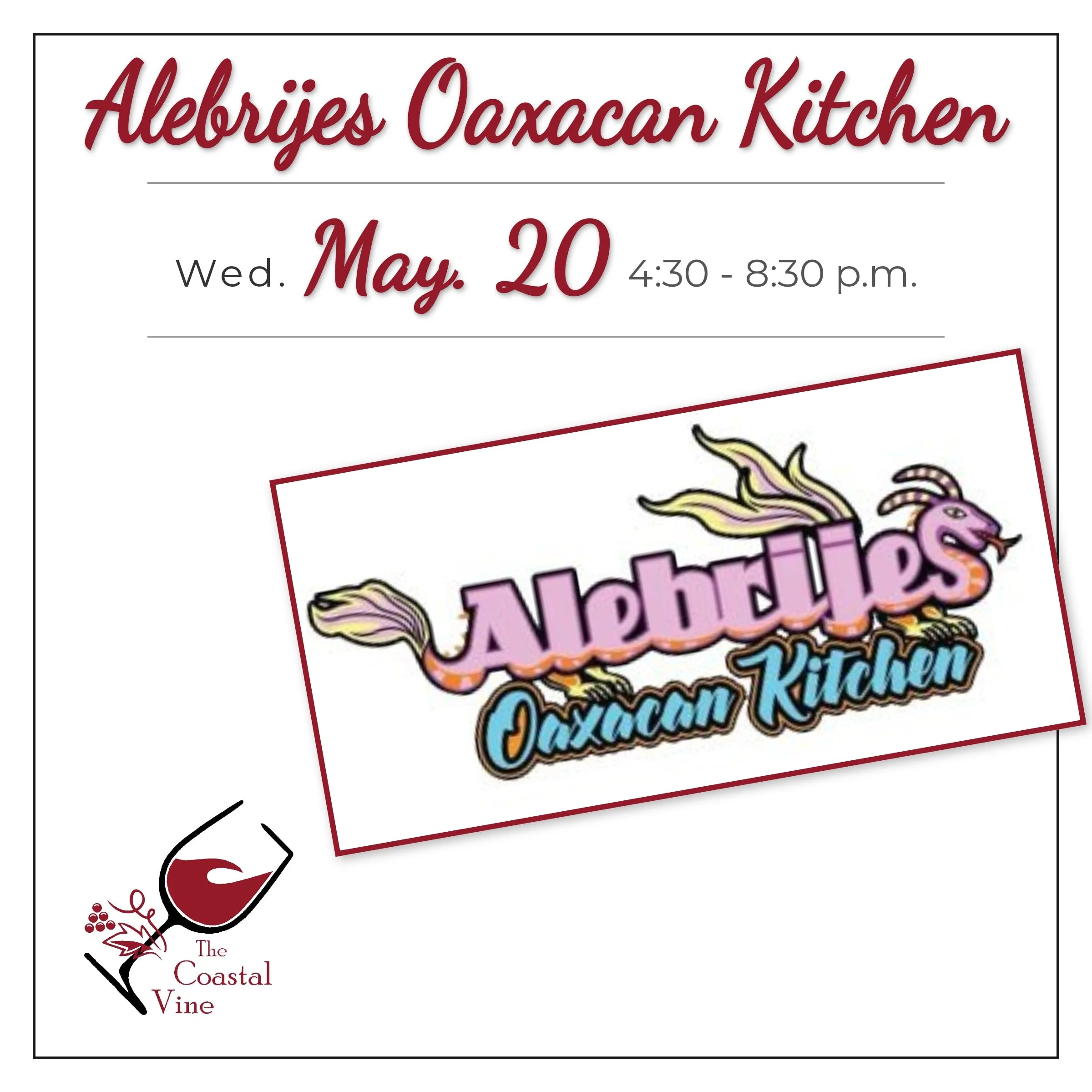 Pop-up: Alebrijes Oaxacan Food Truck 