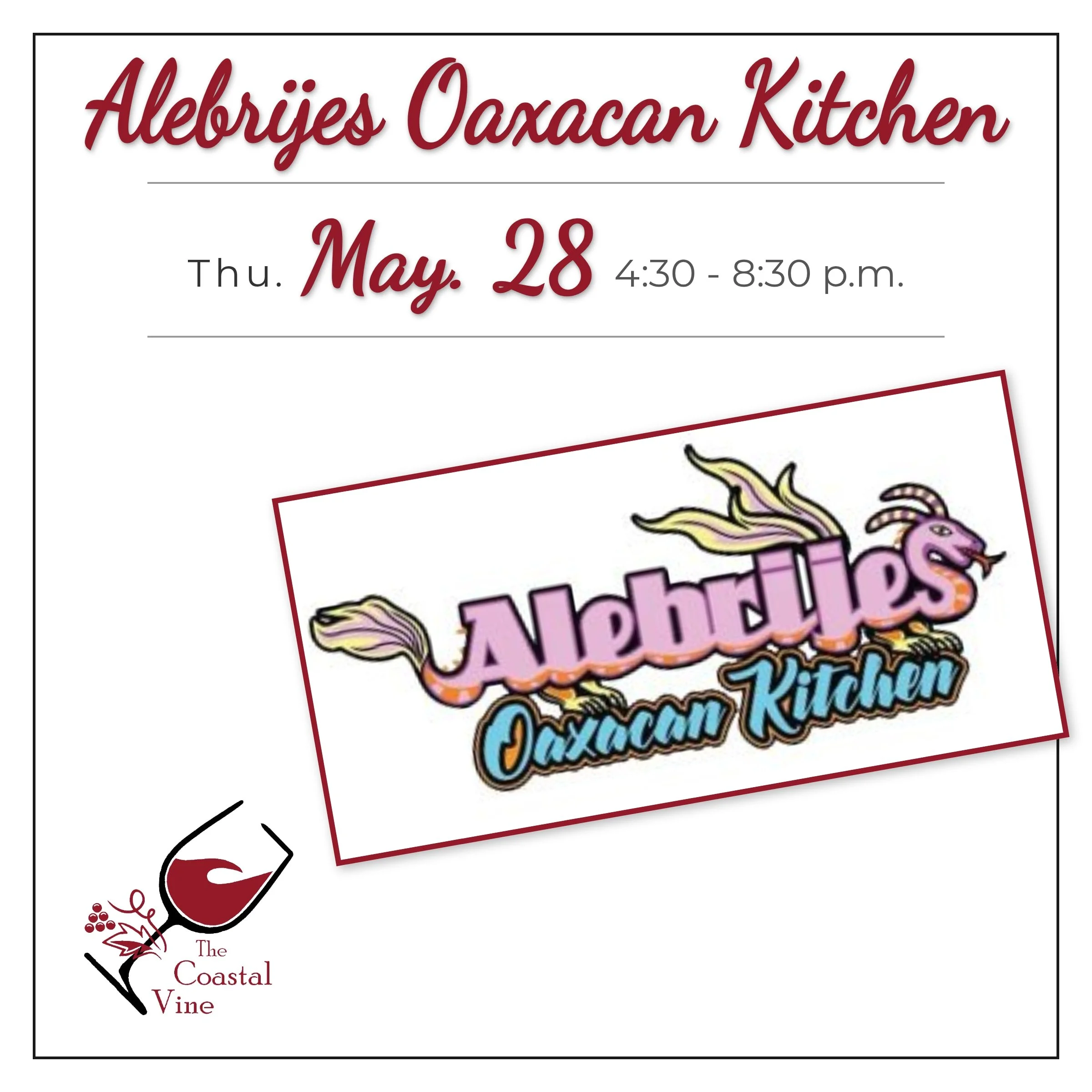Pop-up: Alebrijes Oaxacan Food Truck