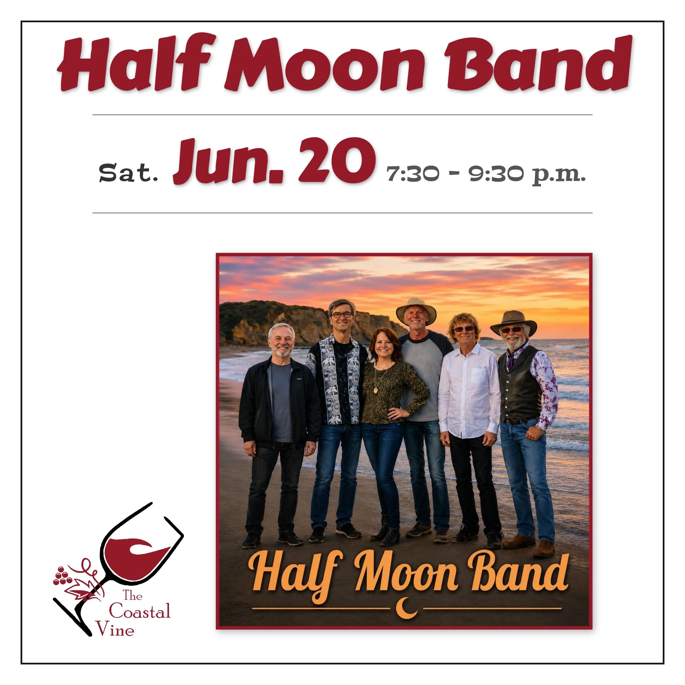 Live Music: The Half Moon Band!