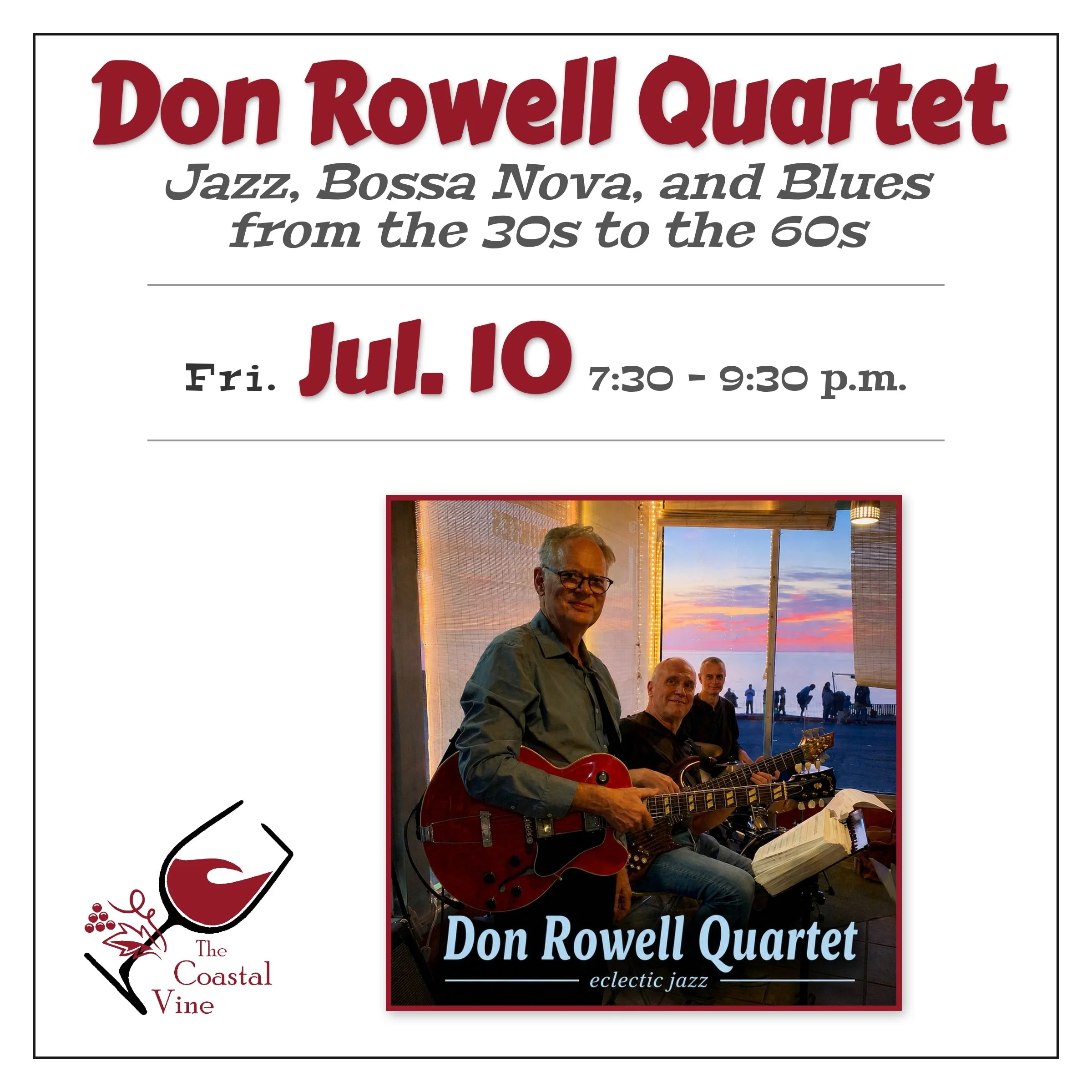 Live Jazz: Don Rowell Quartet