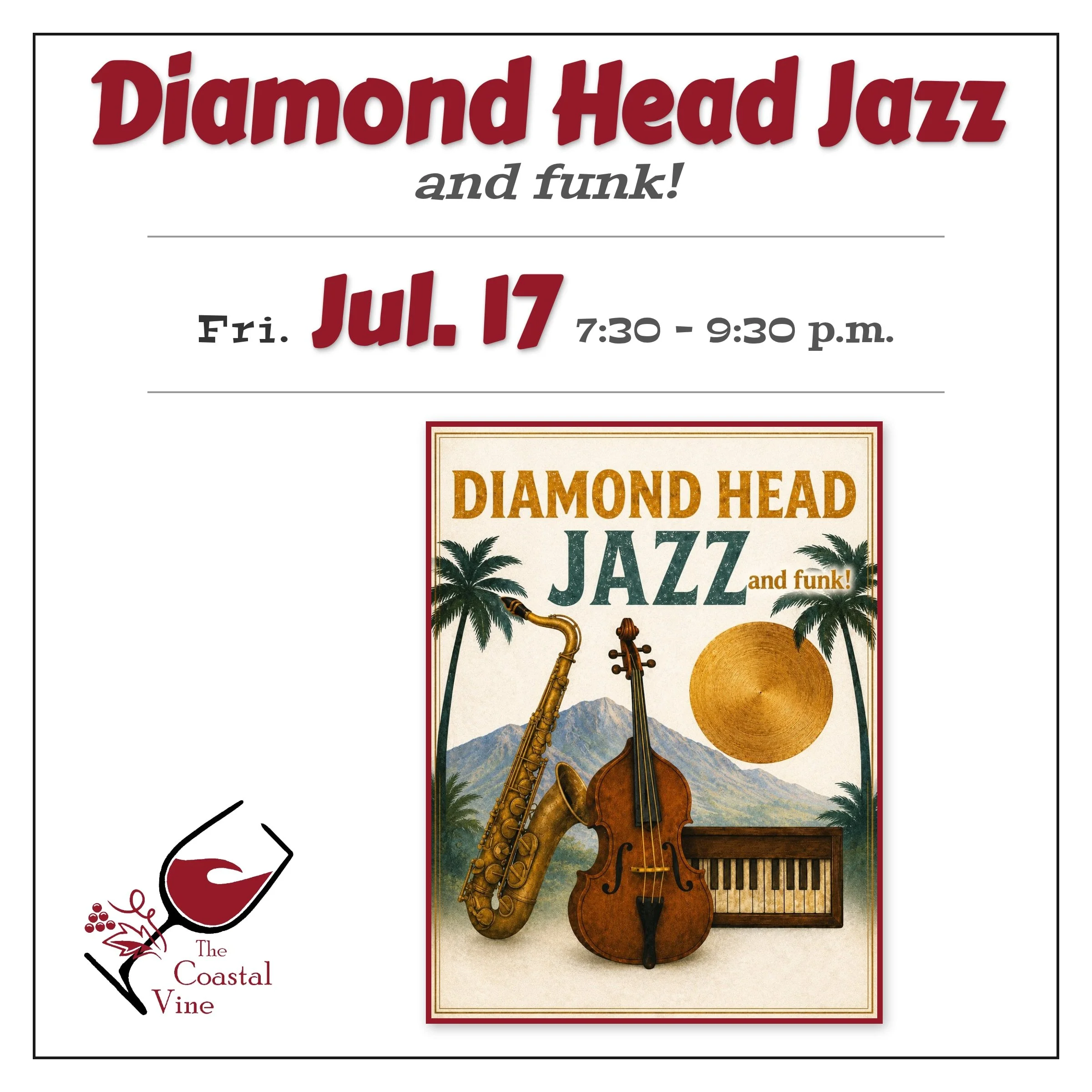 Live Music: Diamond Head Jazz &amp; Funk