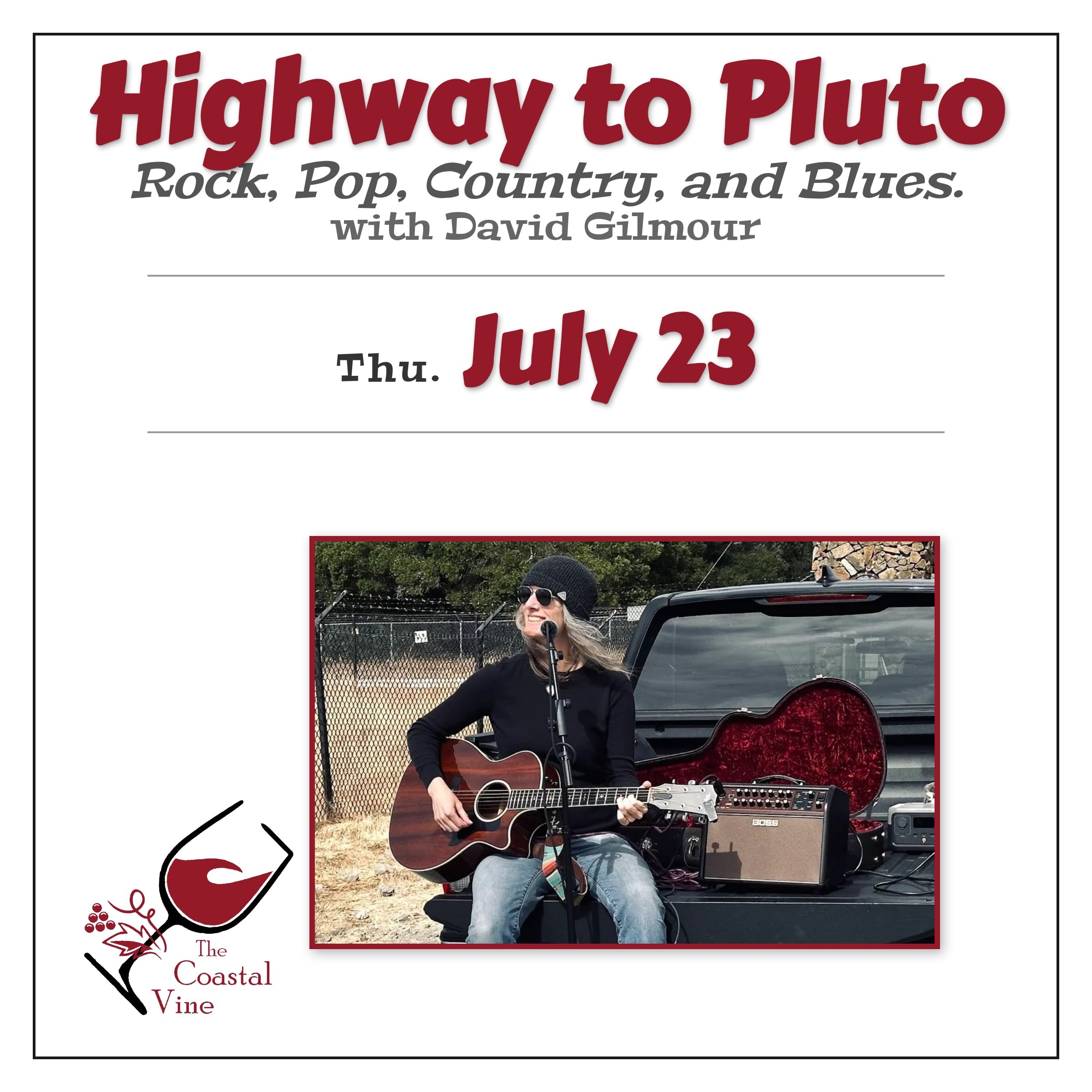 Live Music! Highway to Pluto and David Gilmour