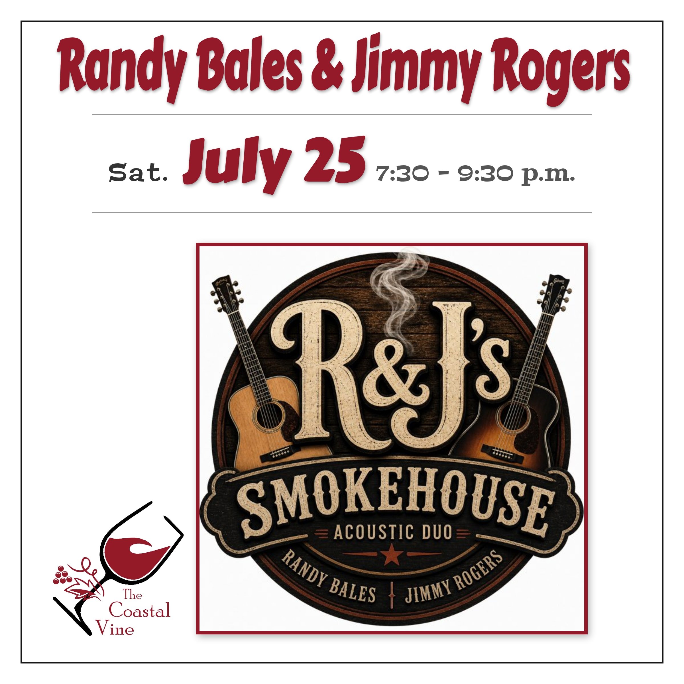 Live Acoustic Music! Randy Bales 