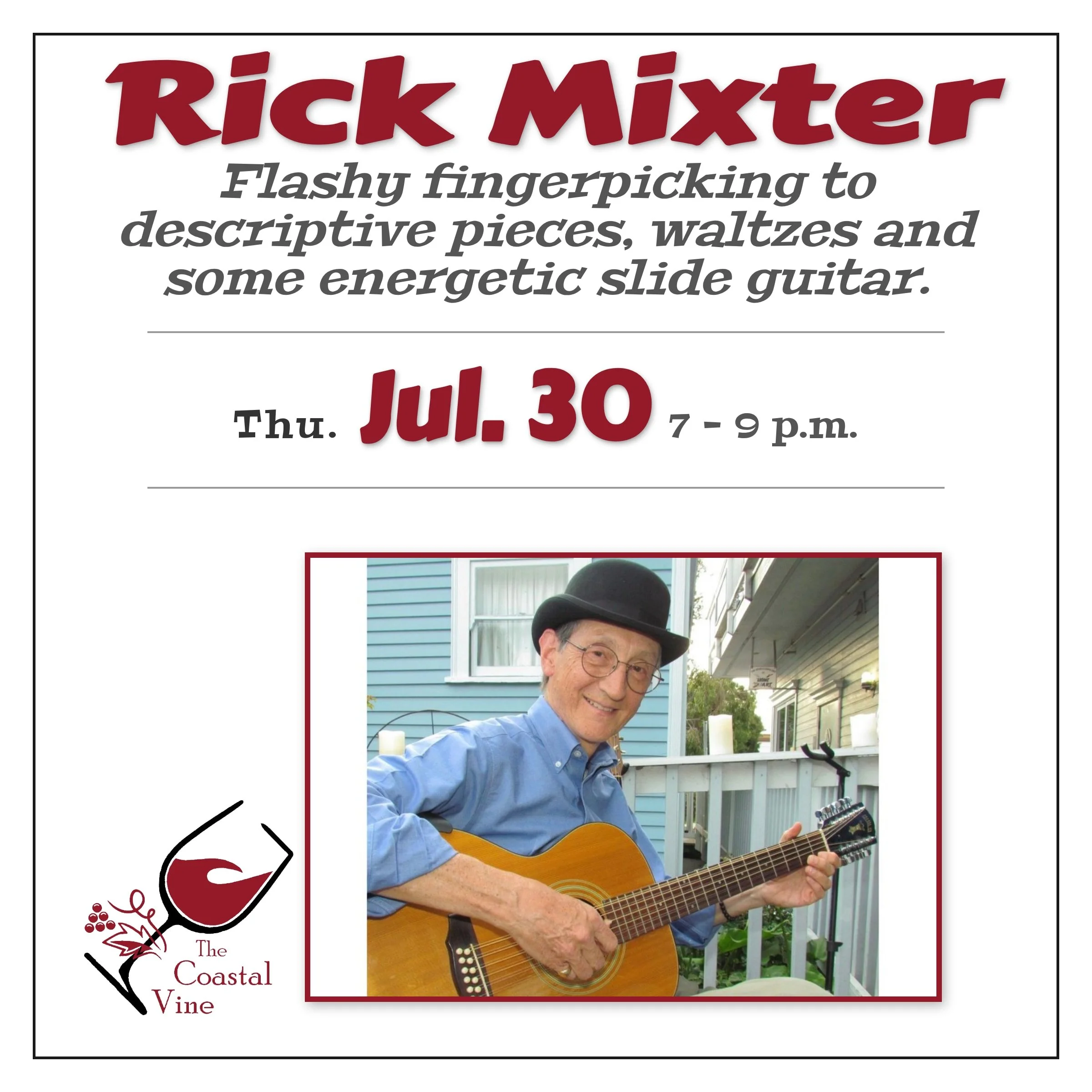 Live Music! Rick Mixter