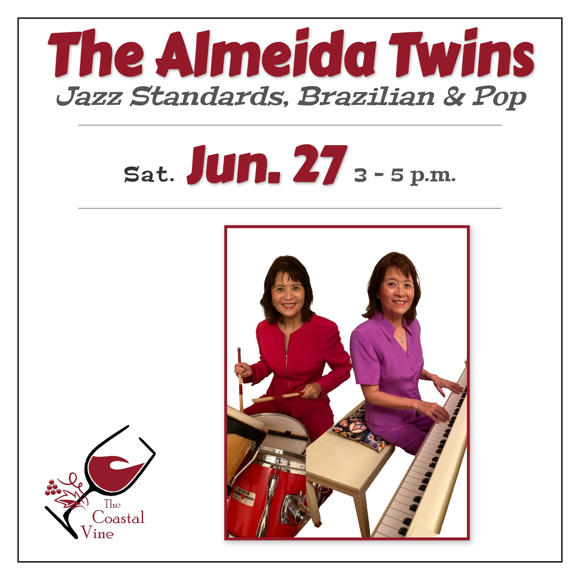 The Almeida Twins are Back! Jazz, Pop, and Brazilian