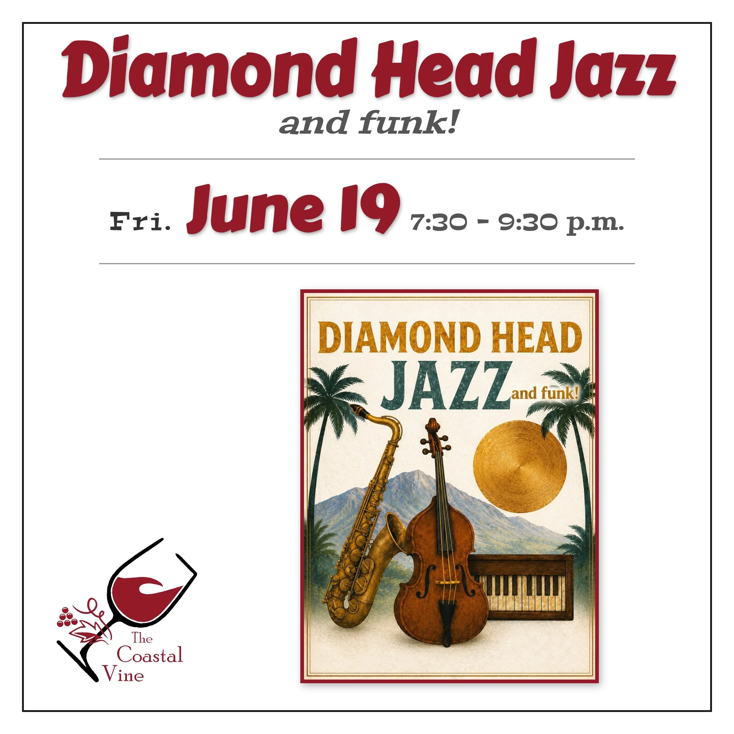Live Music: Diamond Head Jazz &amp; Funk