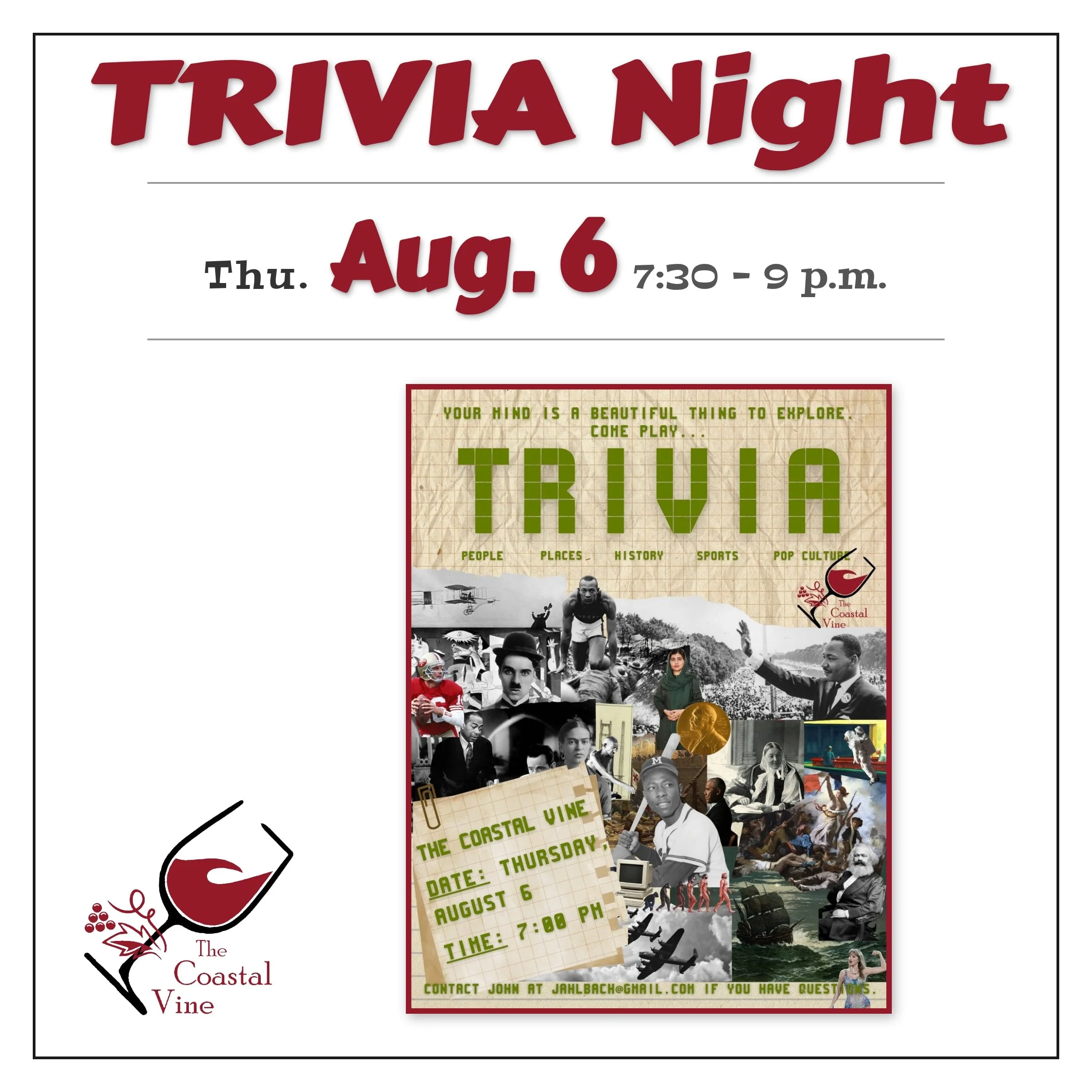 Trivia Night w/ John Ahlbach
