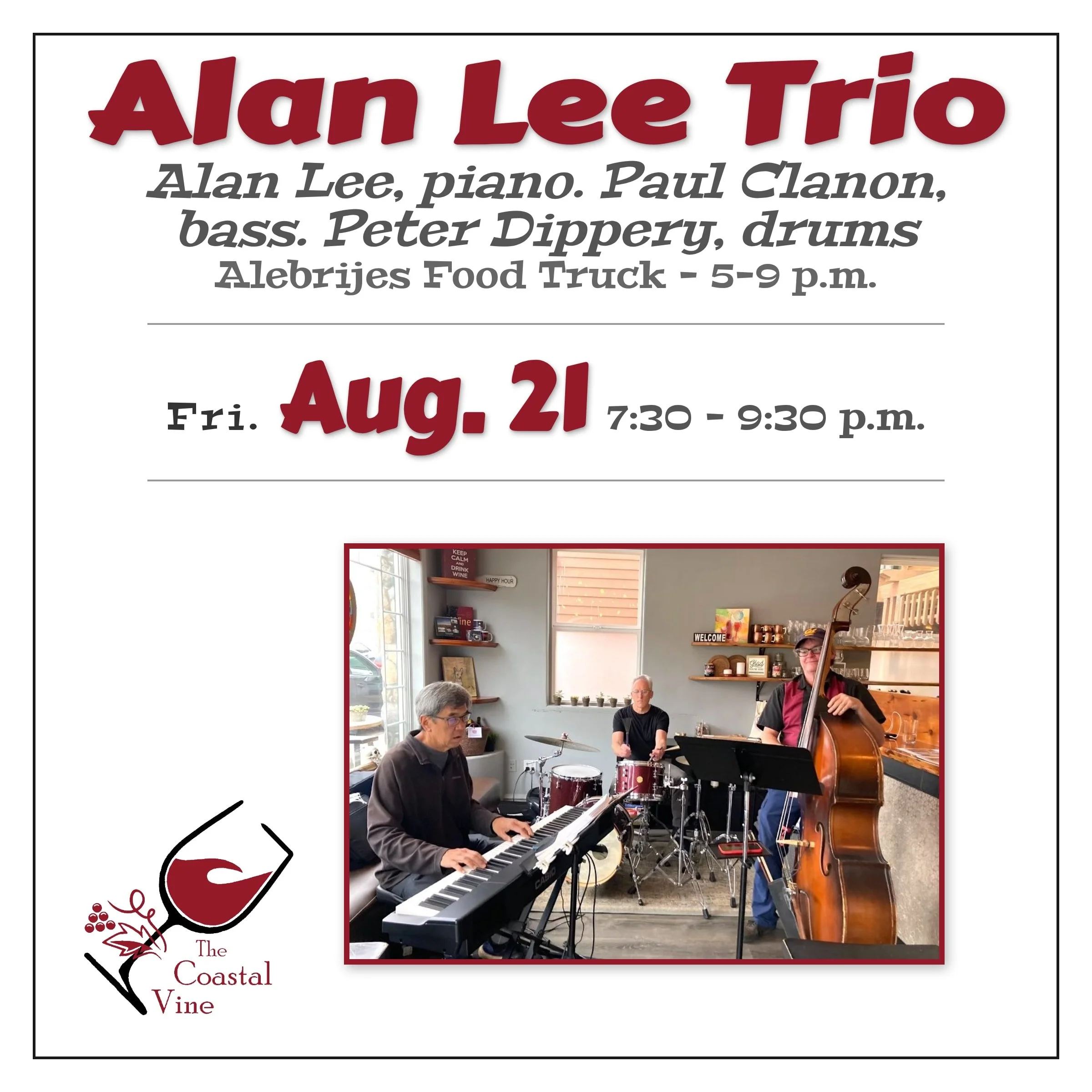 Live music: The Alan Lee Trio!