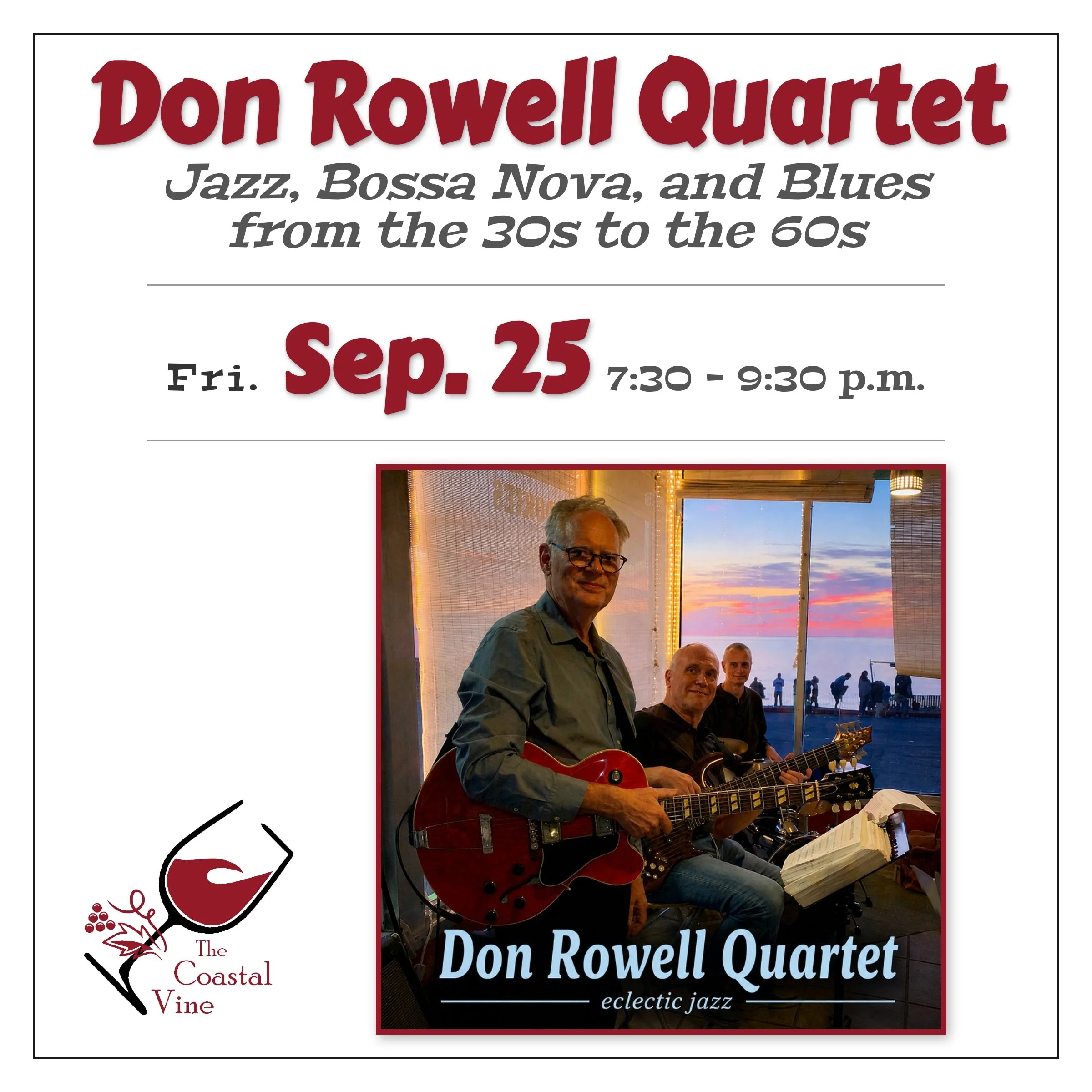 Live Jazz: Don Rowell Quartet 