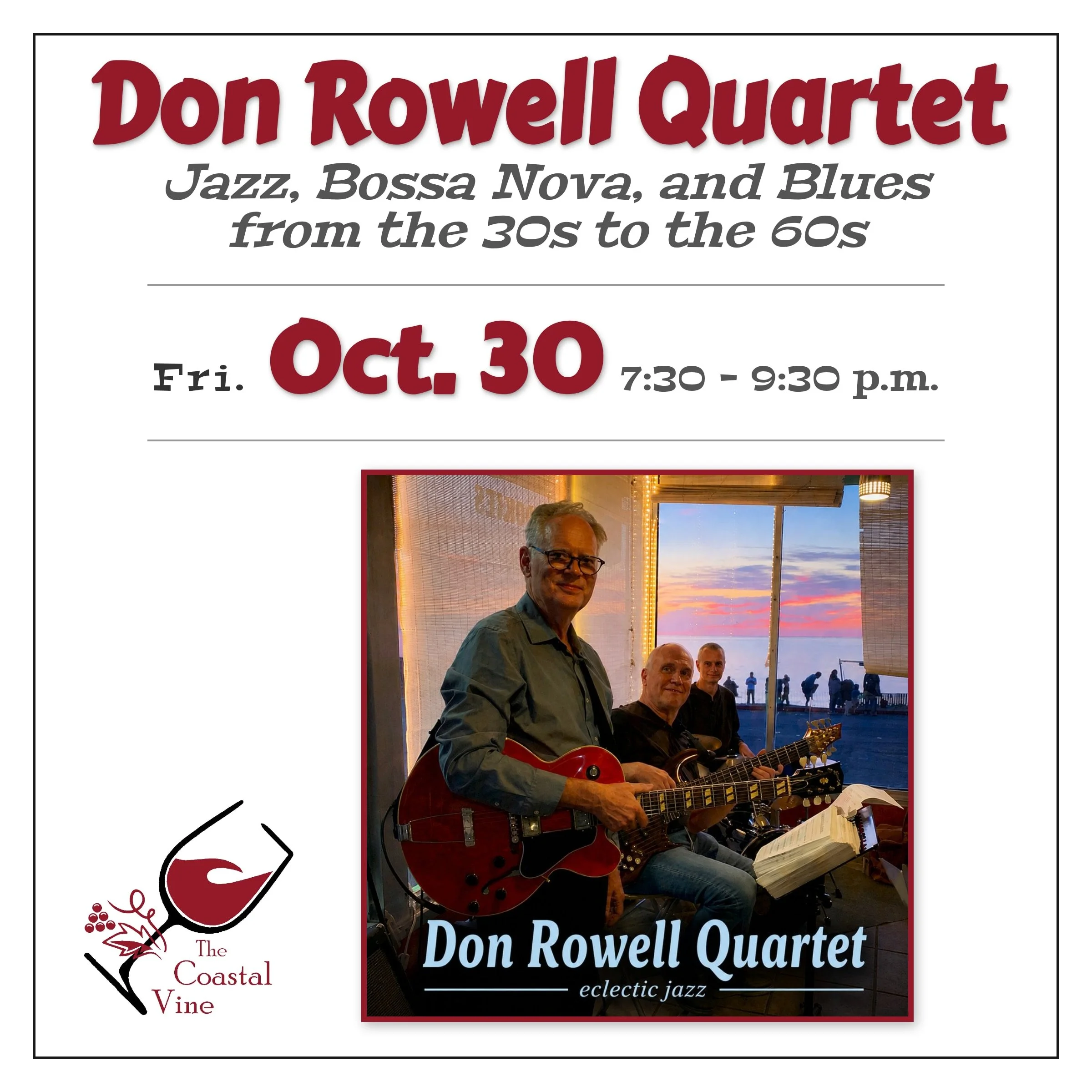 Live Jazz: Don Rowell Quartet 