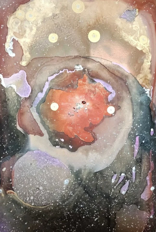 Gold Space
18"X32"
Acrylic on plastic
$150