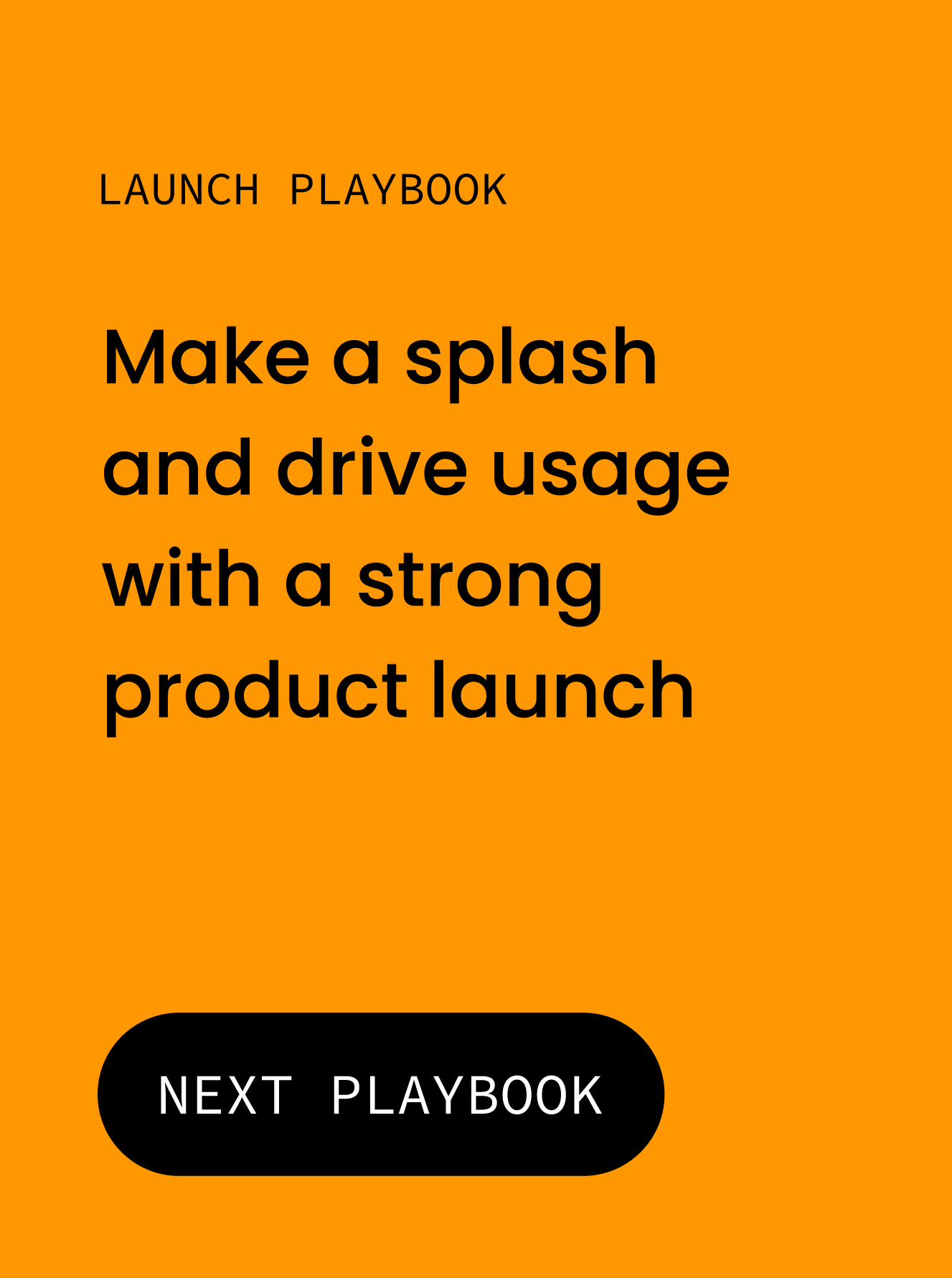 Launch Playbook