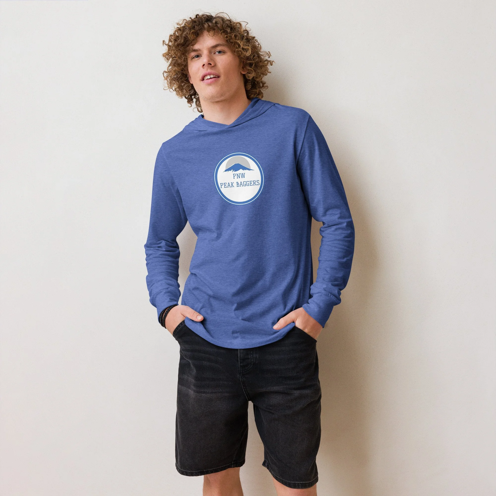 Hooded long-sleeve tee