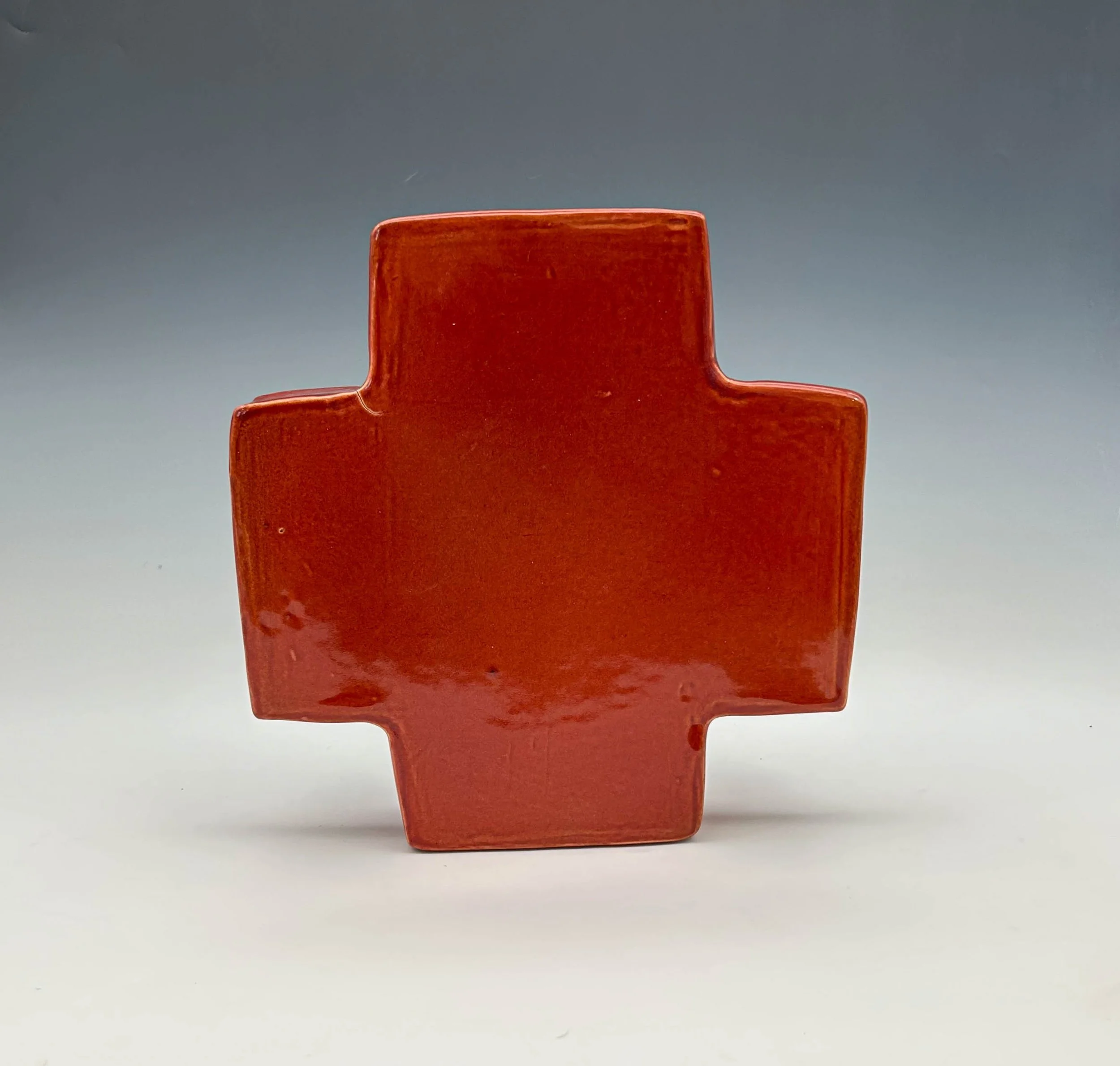Red Cross
Stoneware and glaze
9 x 8 1/4 x 1 3/4 inches
