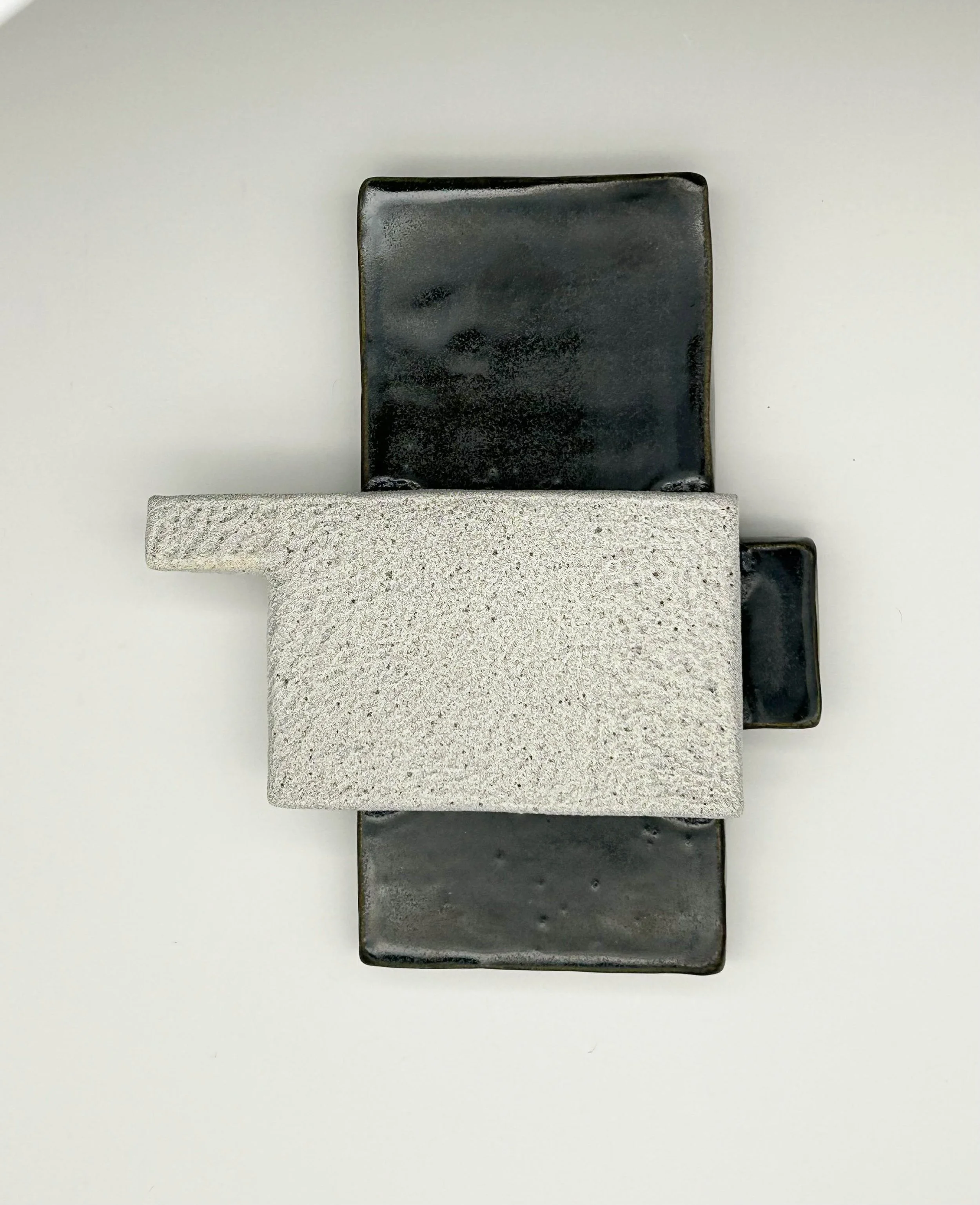 Between Lines
Stoneware and glaze
12 x 9 1/2 x 2 inches