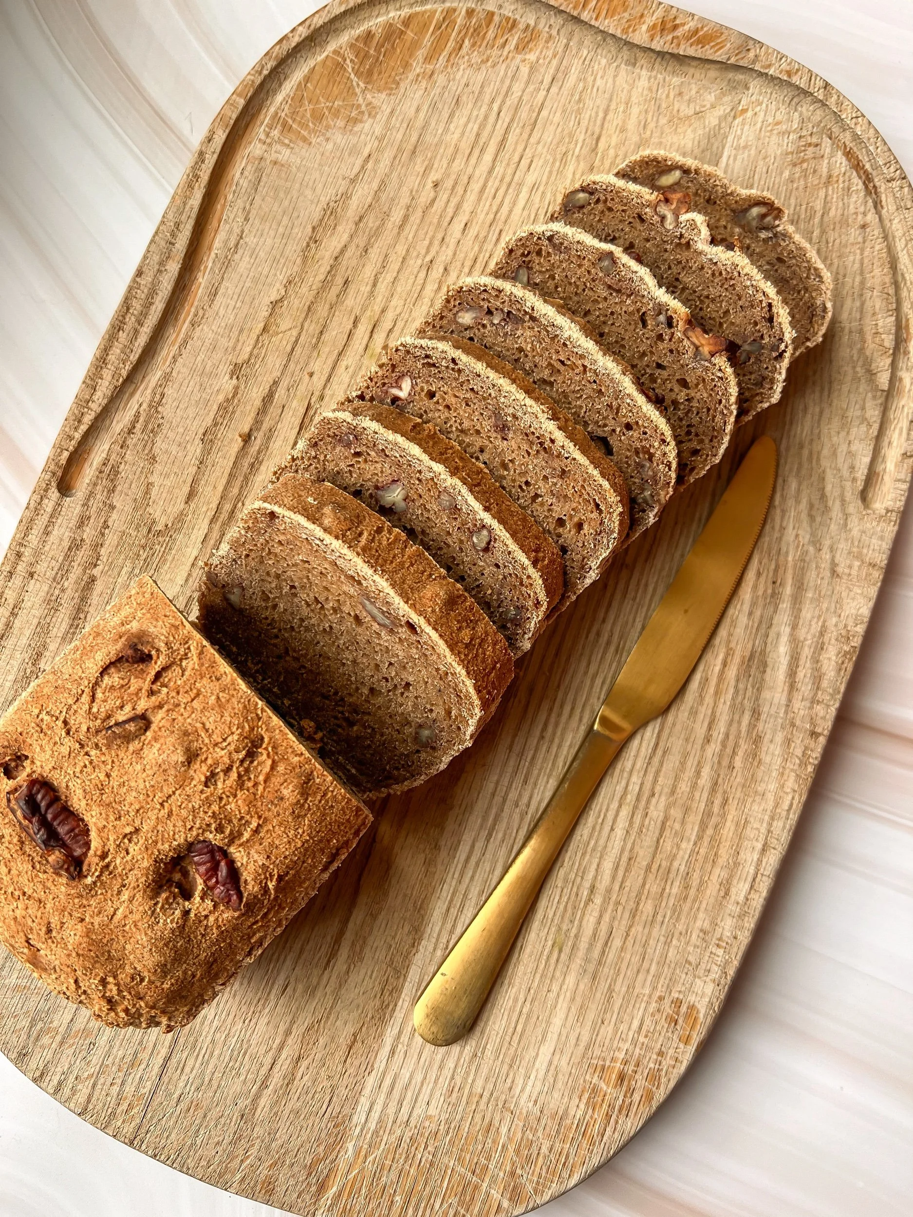 Pumpkin spice pecan gluten-free sourdough loaf – Bella Bread