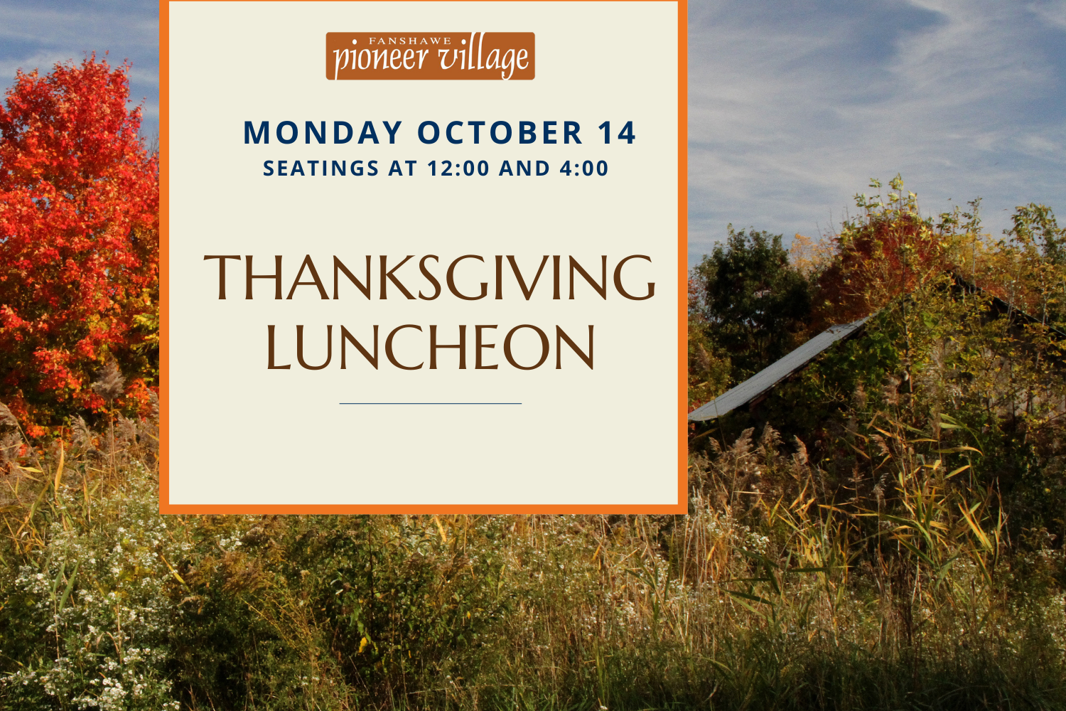 Thanksgiving Luncheon