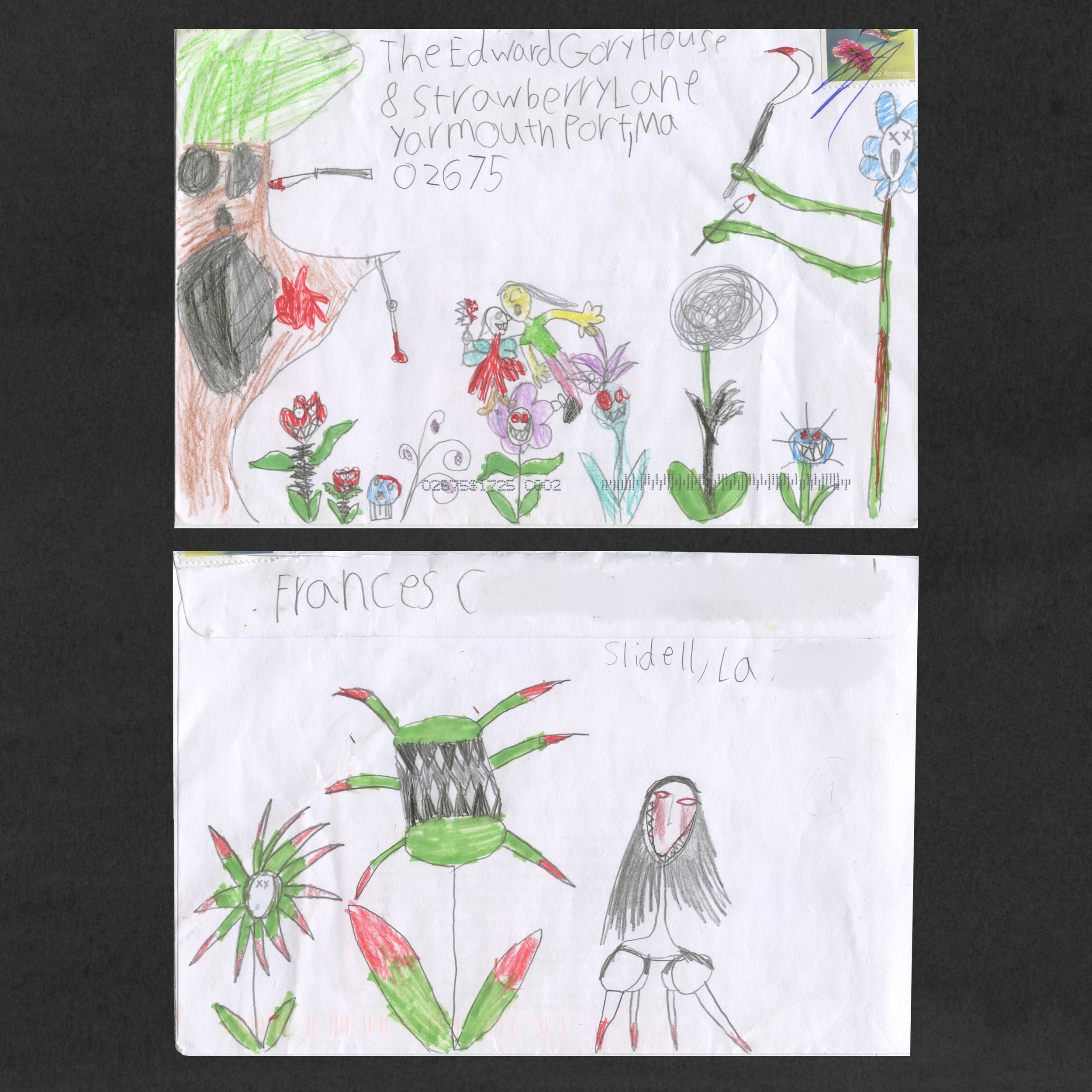 2025 Envelope Art Contest Results: The Evil Garden — The Edward
