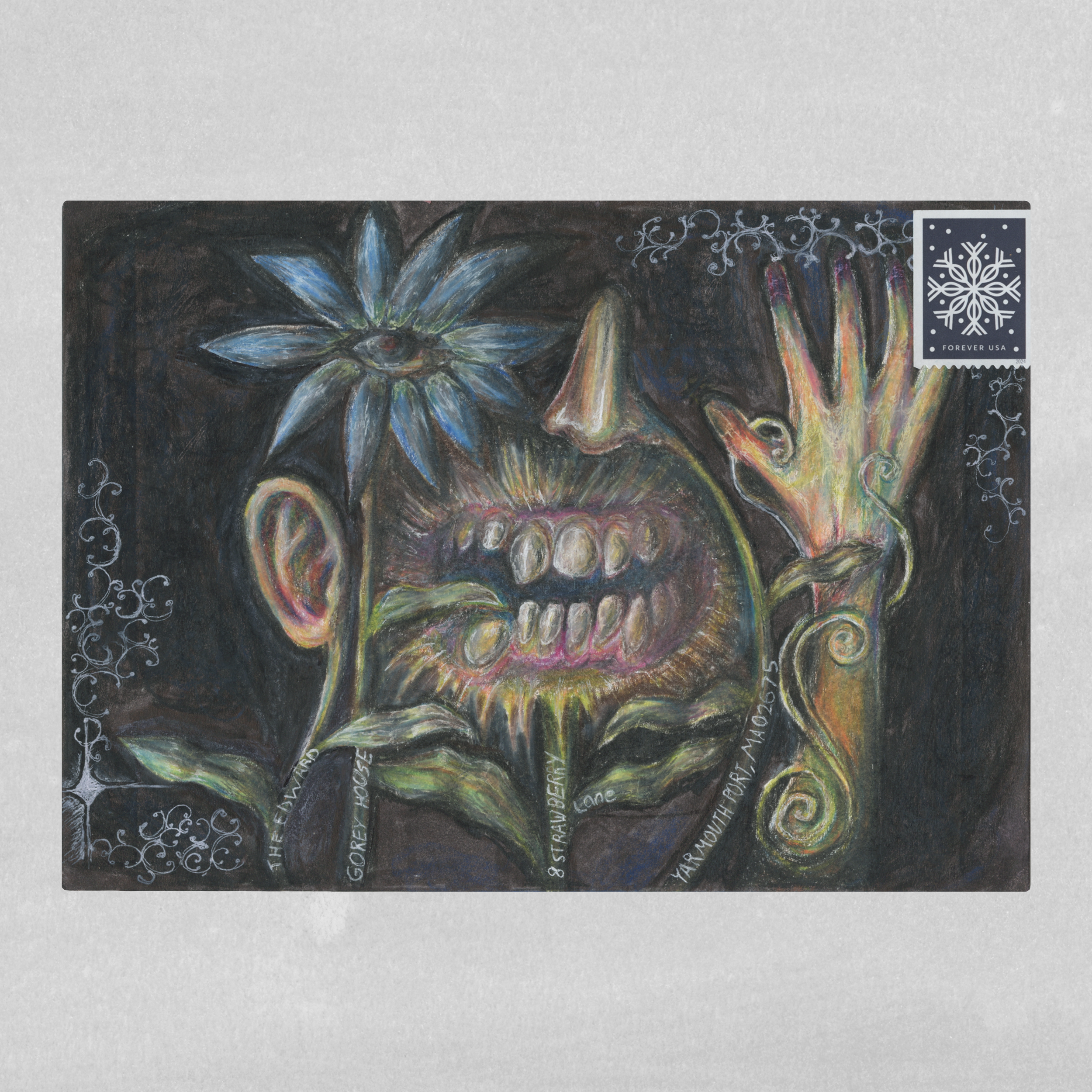 2025 Envelope Art Contest Results: The Evil Garden — The Edward