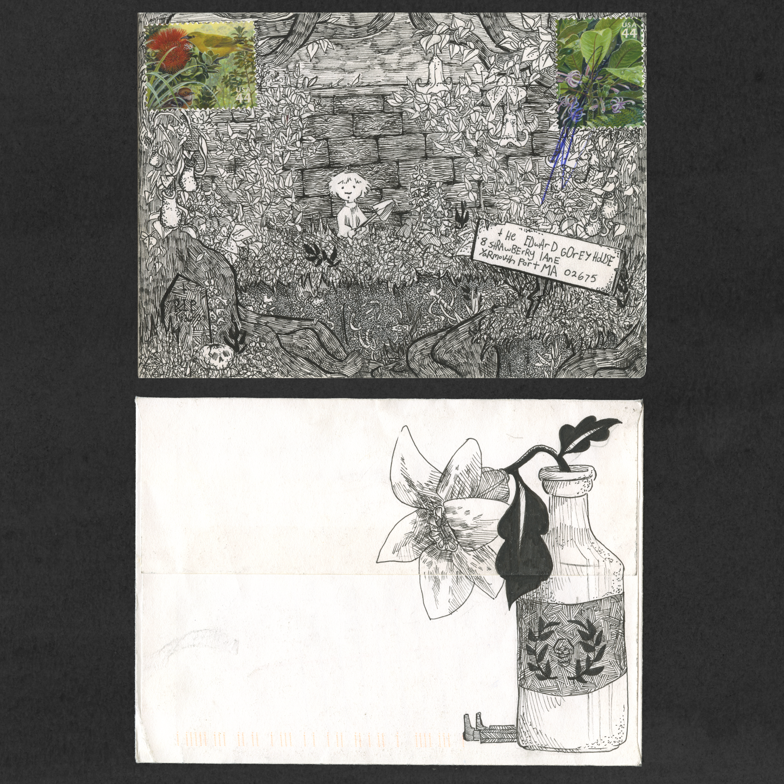 2025 Envelope Art Contest Results: The Evil Garden — The Edward