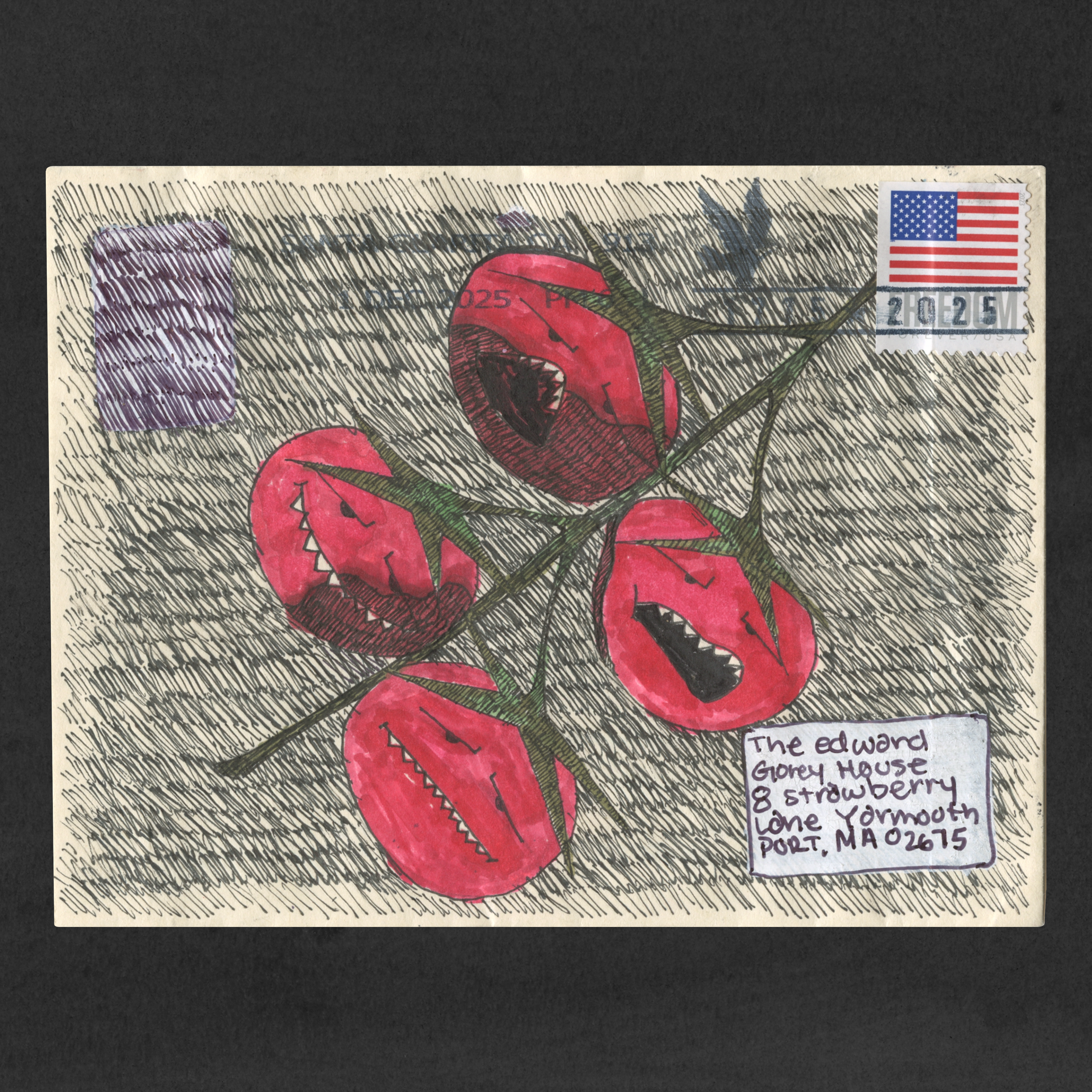 2025 Envelope Art Contest Results: The Evil Garden — The Edward