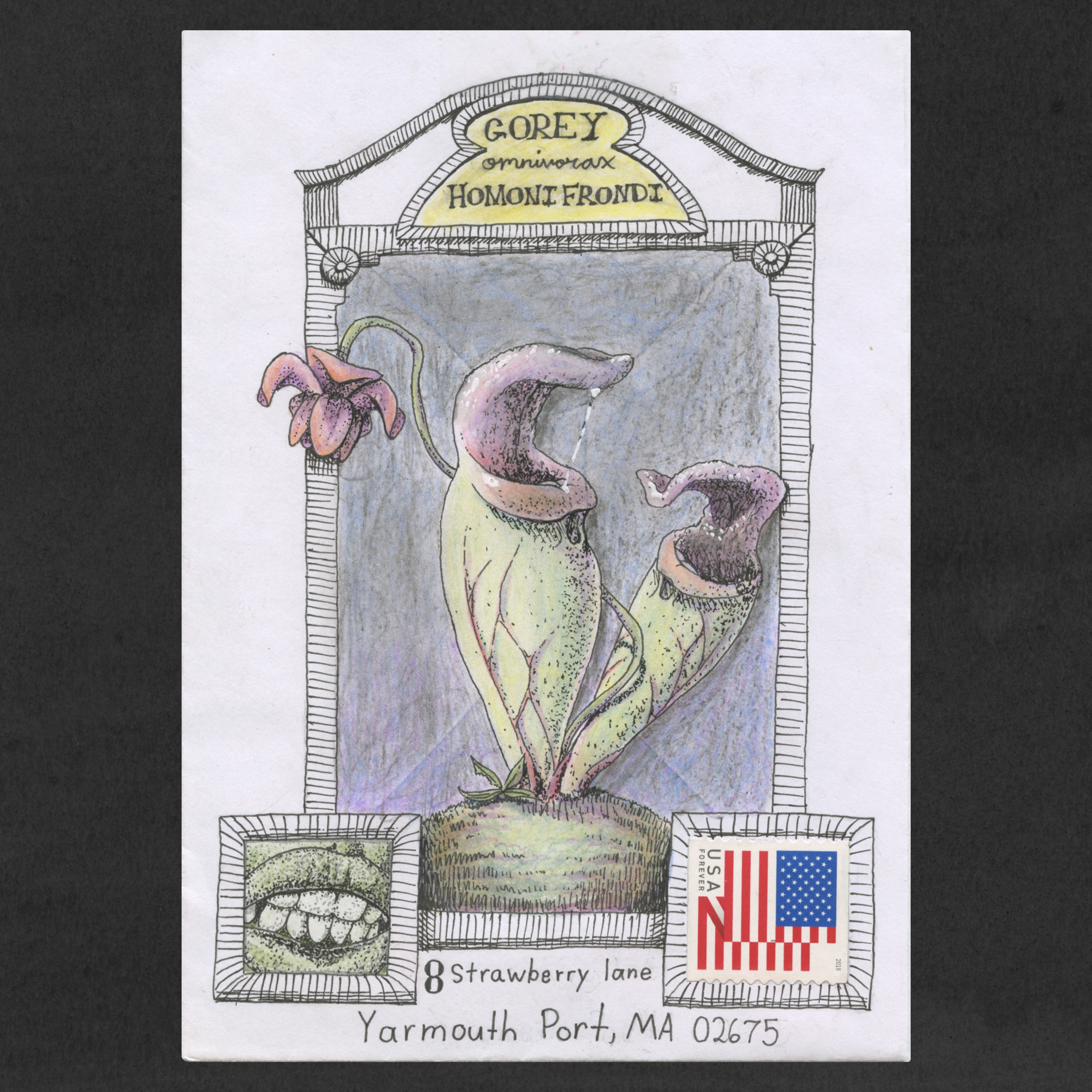 2025 Envelope Art Contest Results: The Evil Garden — The Edward