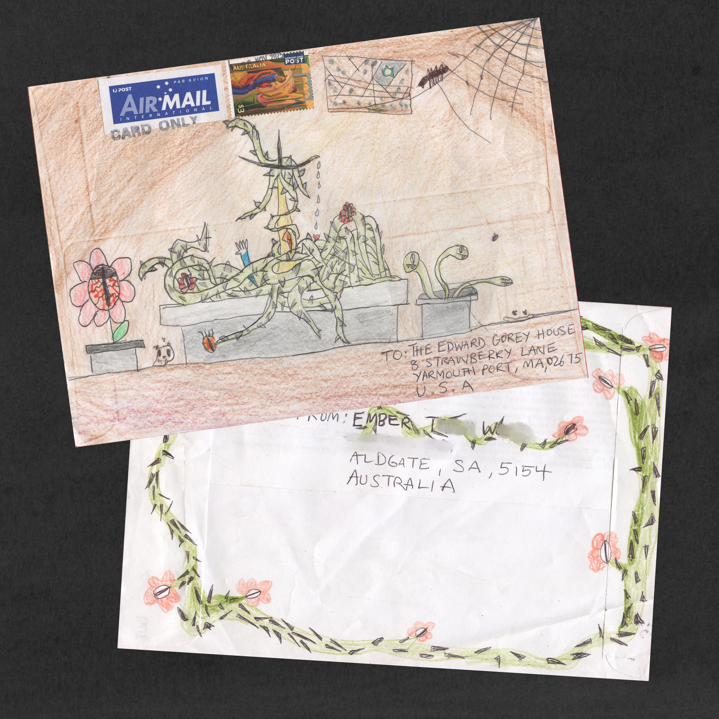 2025 Envelope Art Contest Results: The Evil Garden — The Edward