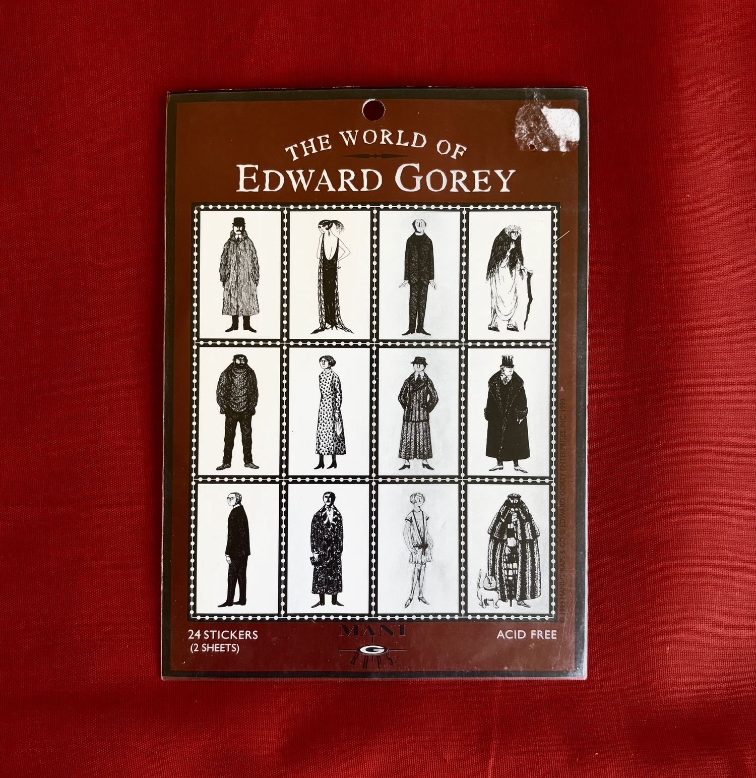 The World of Edward Gorey Stickers — The Edward Gorey House